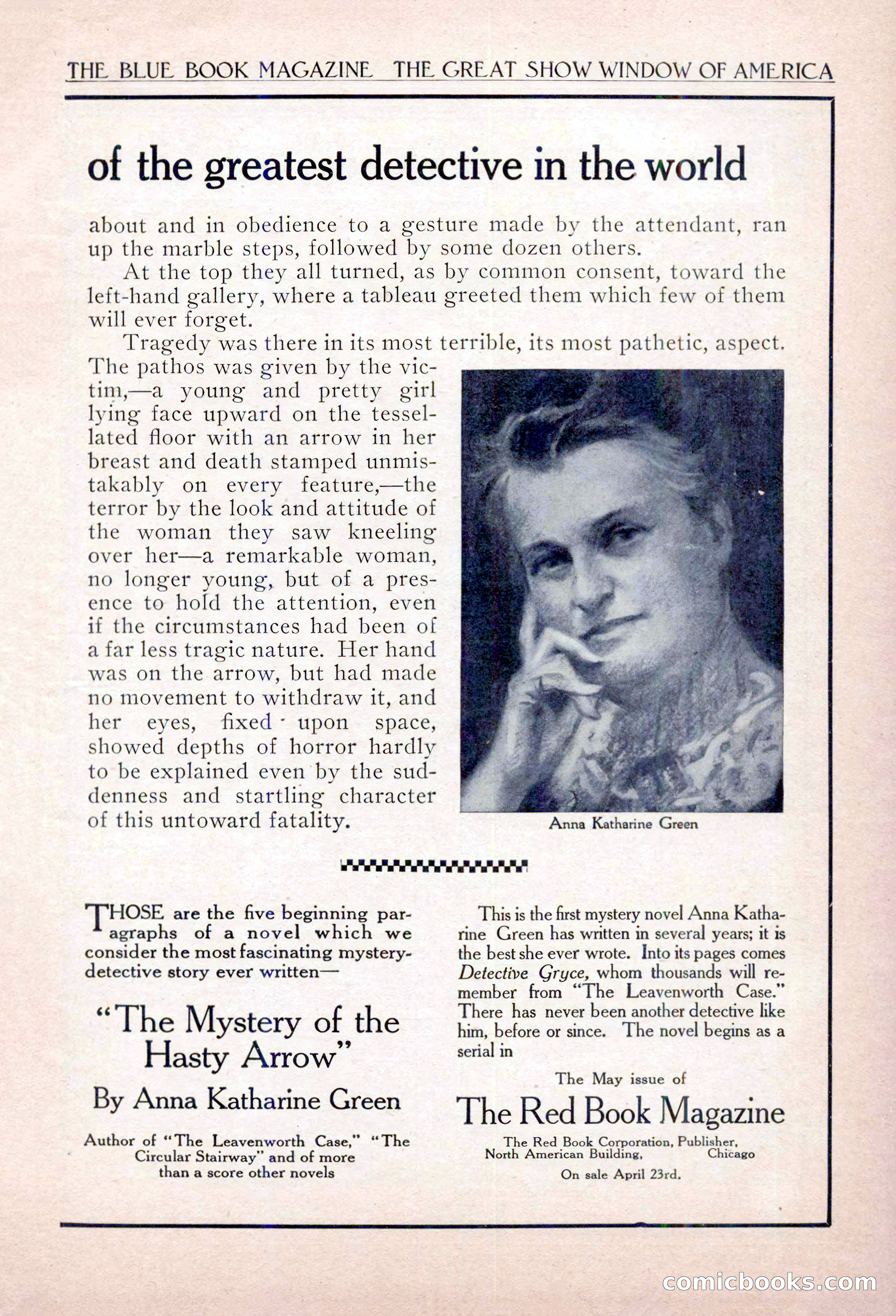 The Blue Book Magazine, May 1917 — page 217 of 220