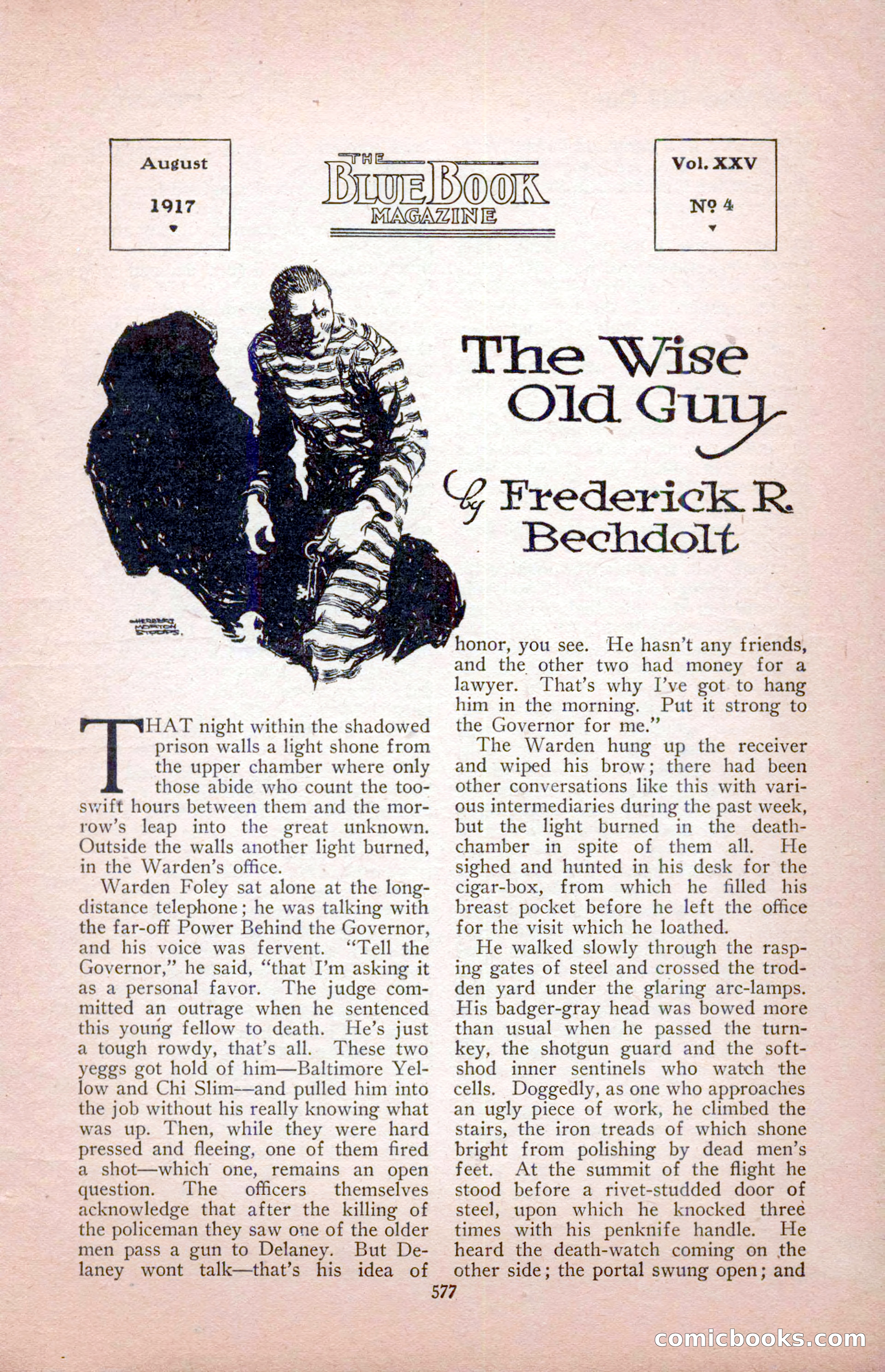 The Blue Book Magazine, August 1917 — page 7 of 216