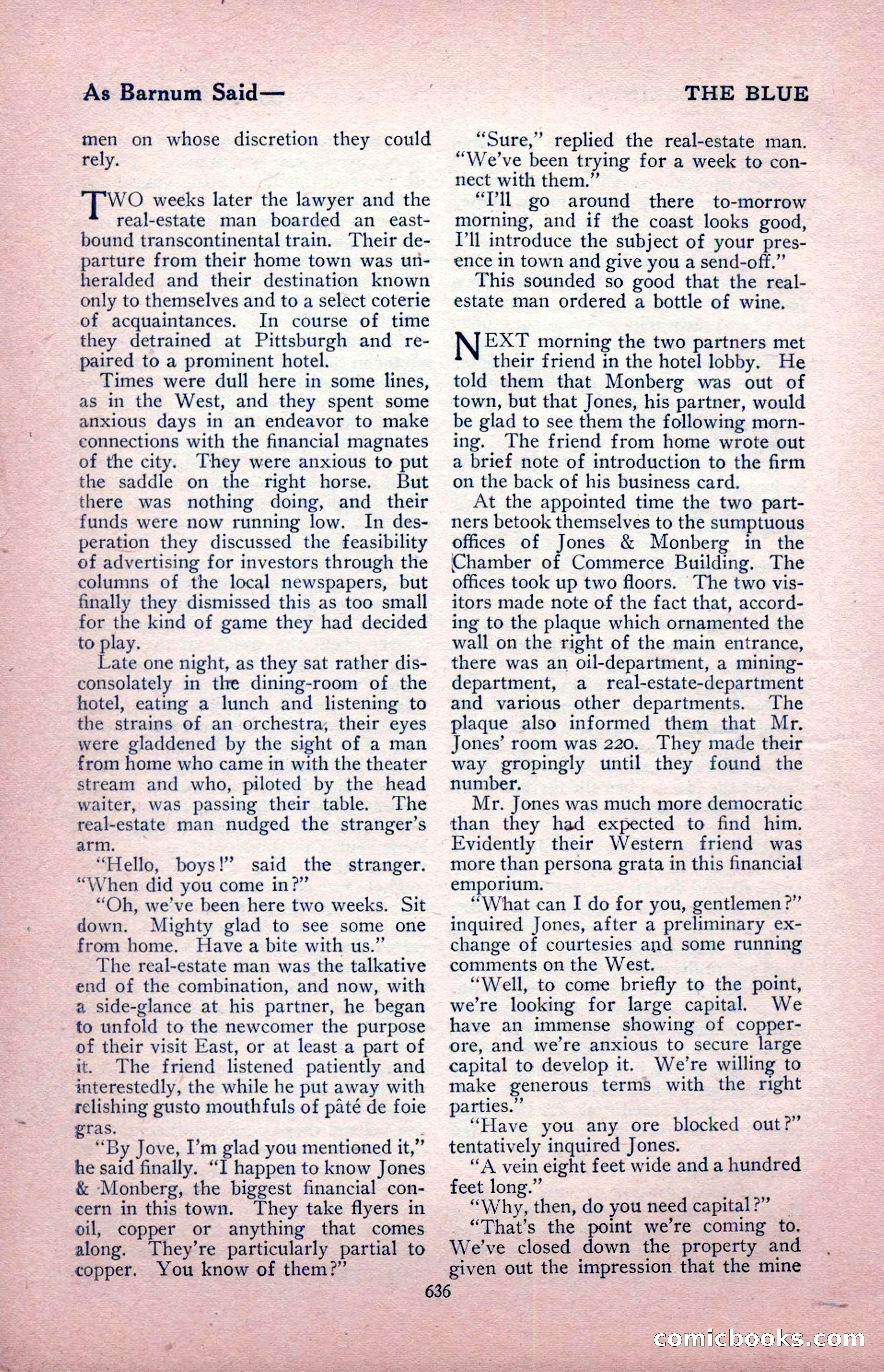 The Blue Book Magazine, August 1917 — page 66 of 216