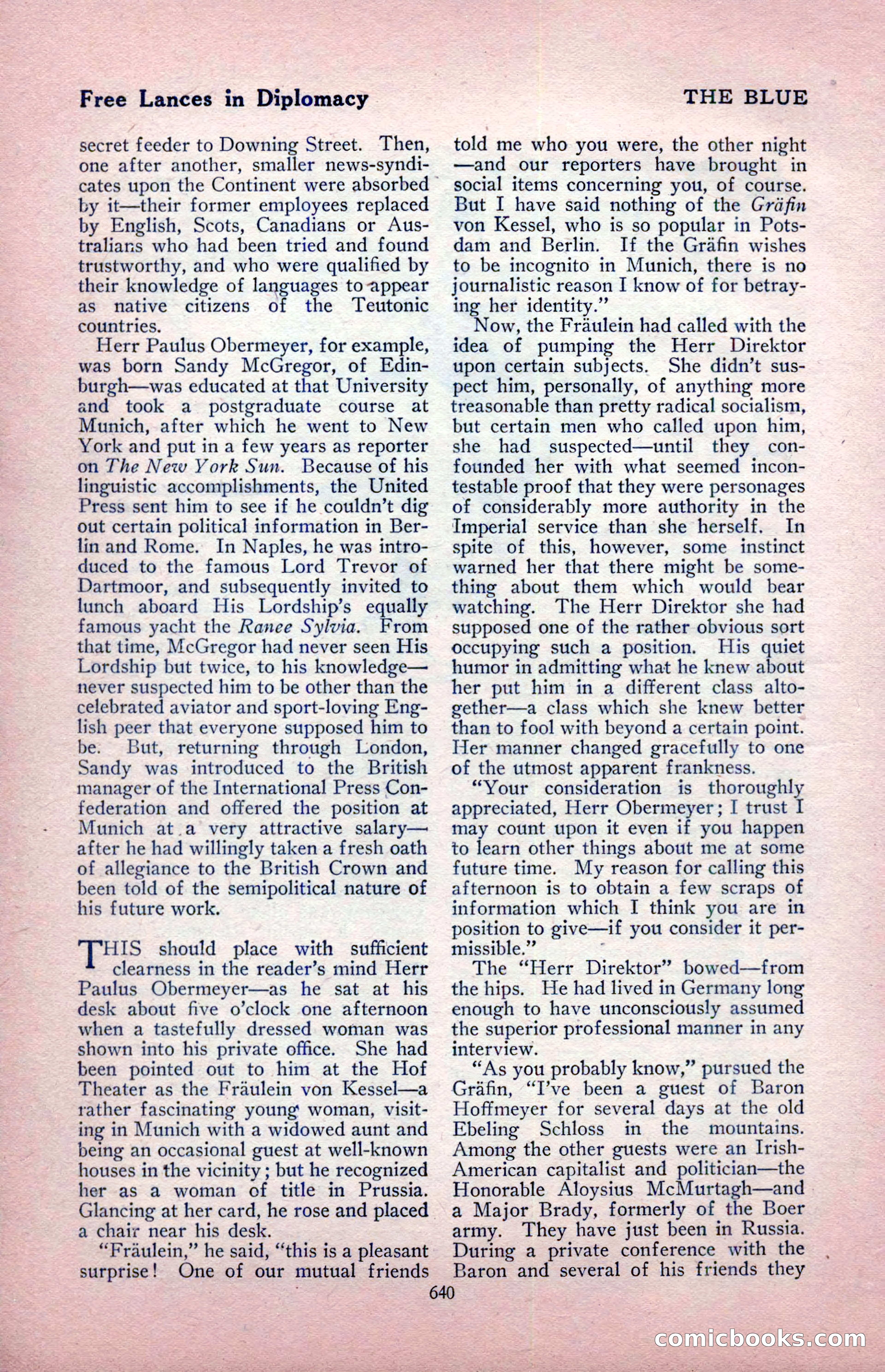 The Blue Book Magazine, August 1917 — page 70 of 216