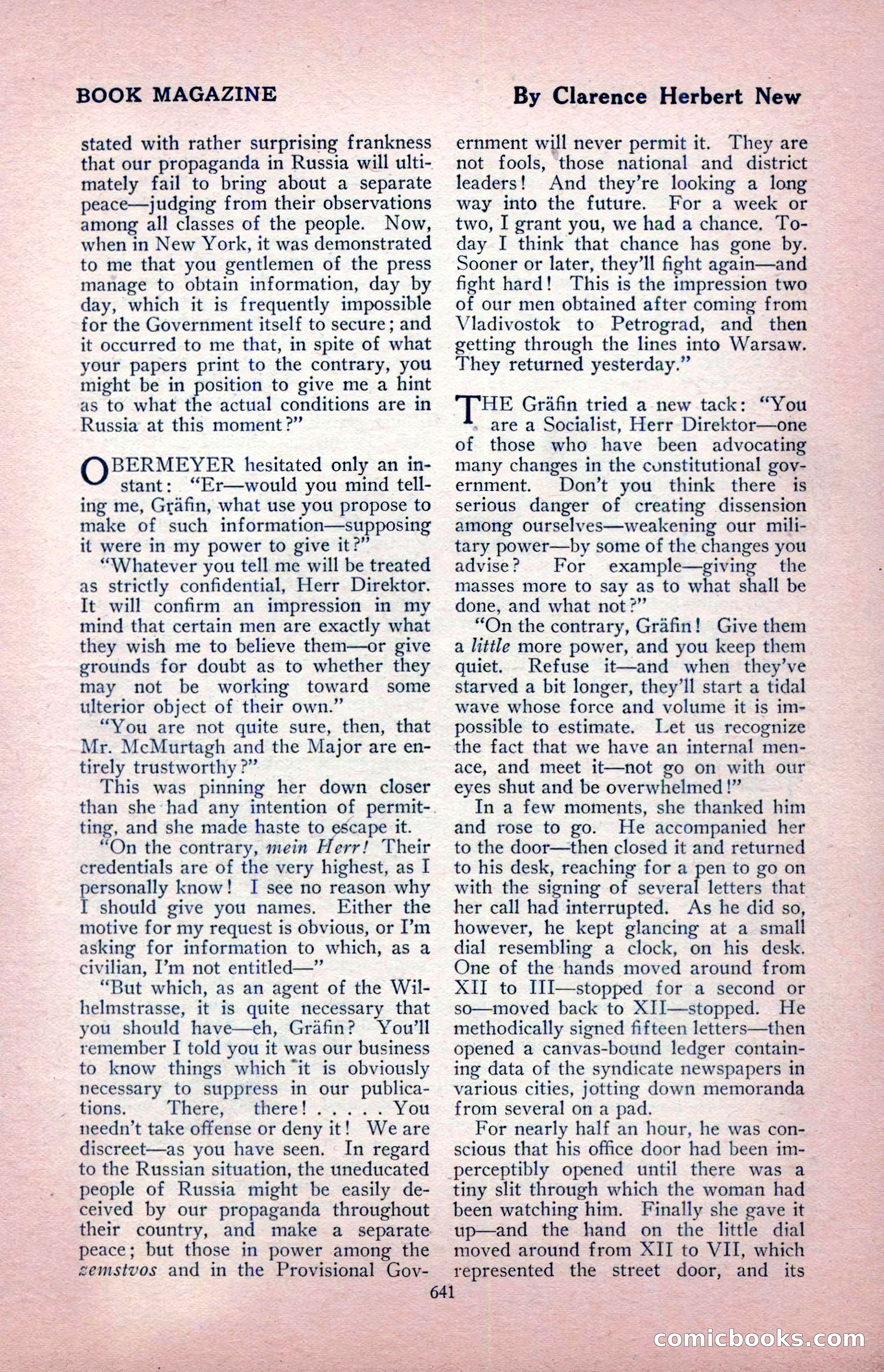 The Blue Book Magazine, August 1917 — page 71 of 216