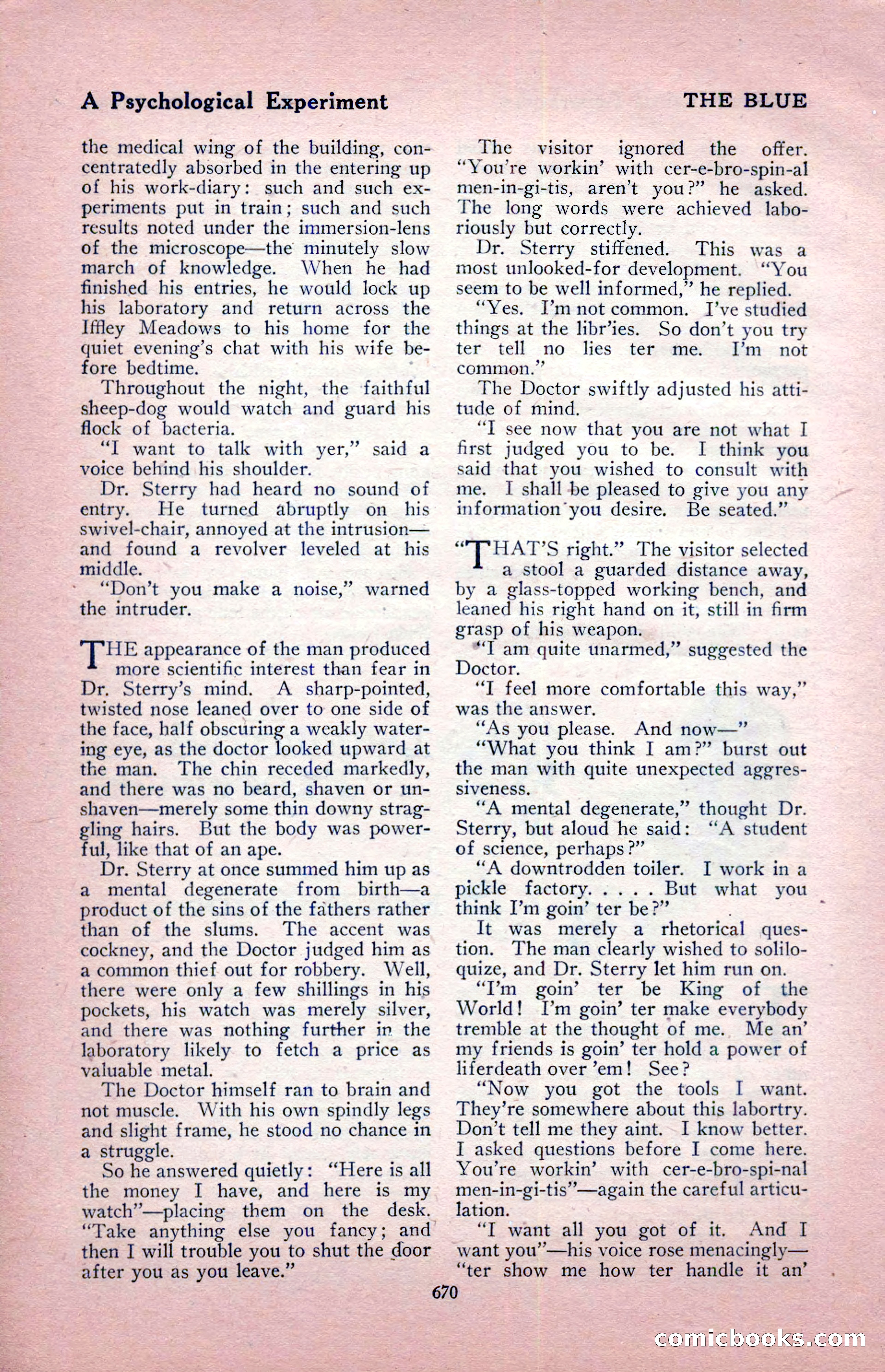 The Blue Book Magazine, August 1917 — page 100 of 216