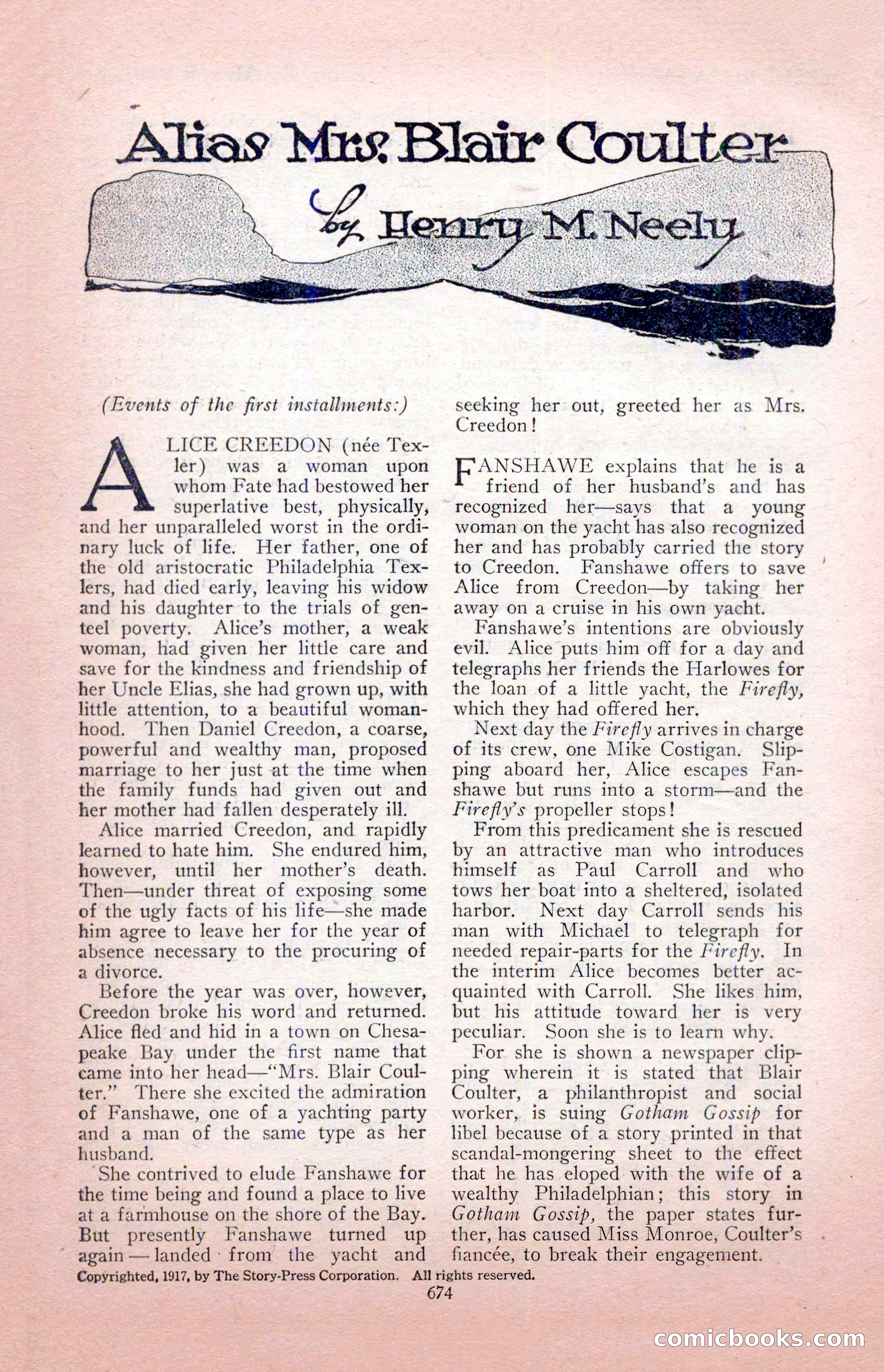 The Blue Book Magazine, August 1917 — page 104 of 216