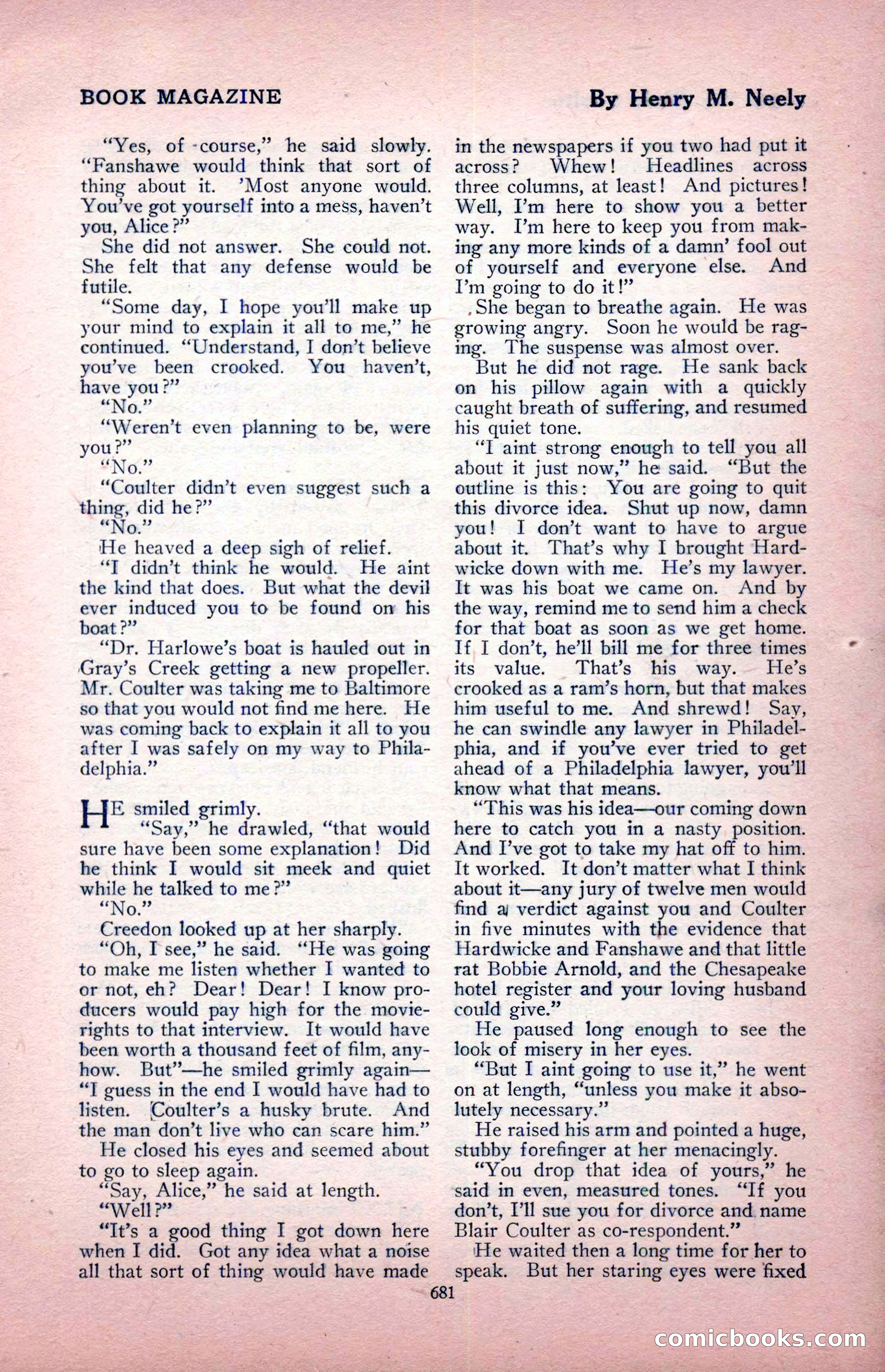 The Blue Book Magazine, August 1917 — page 111 of 216