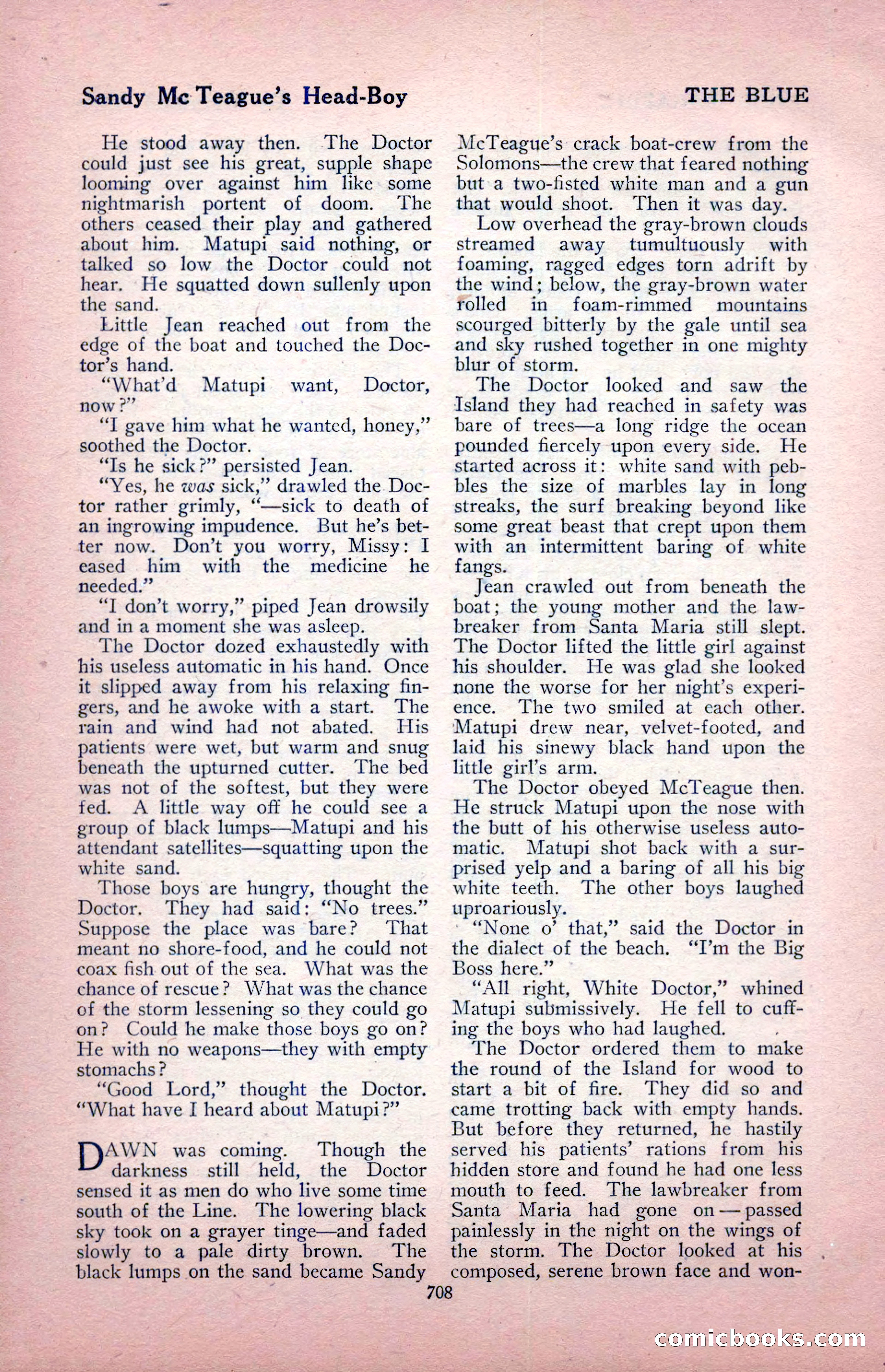 The Blue Book Magazine, August 1917 — page 138 of 216