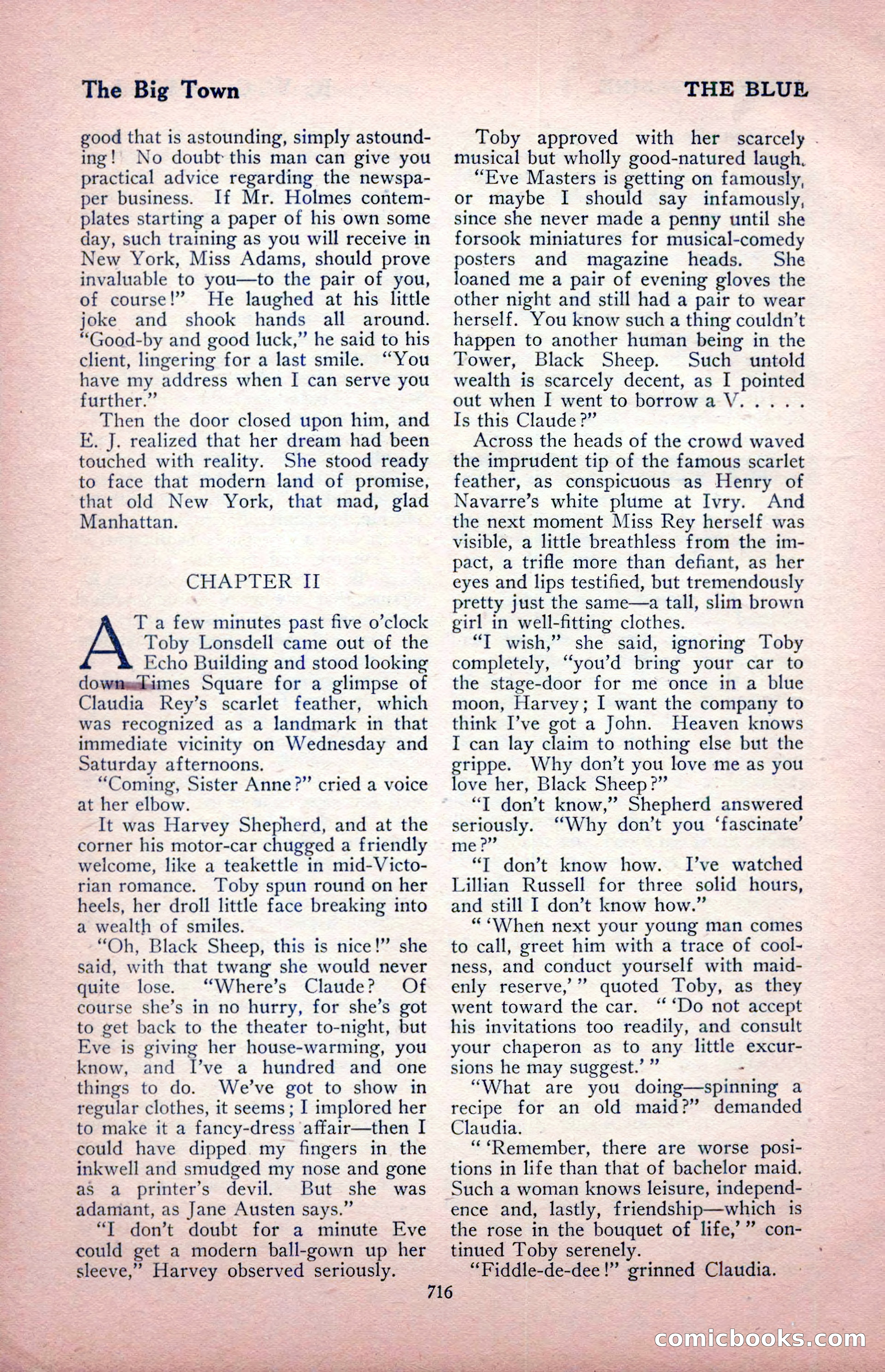 The Blue Book Magazine, August 1917 — page 146 of 216