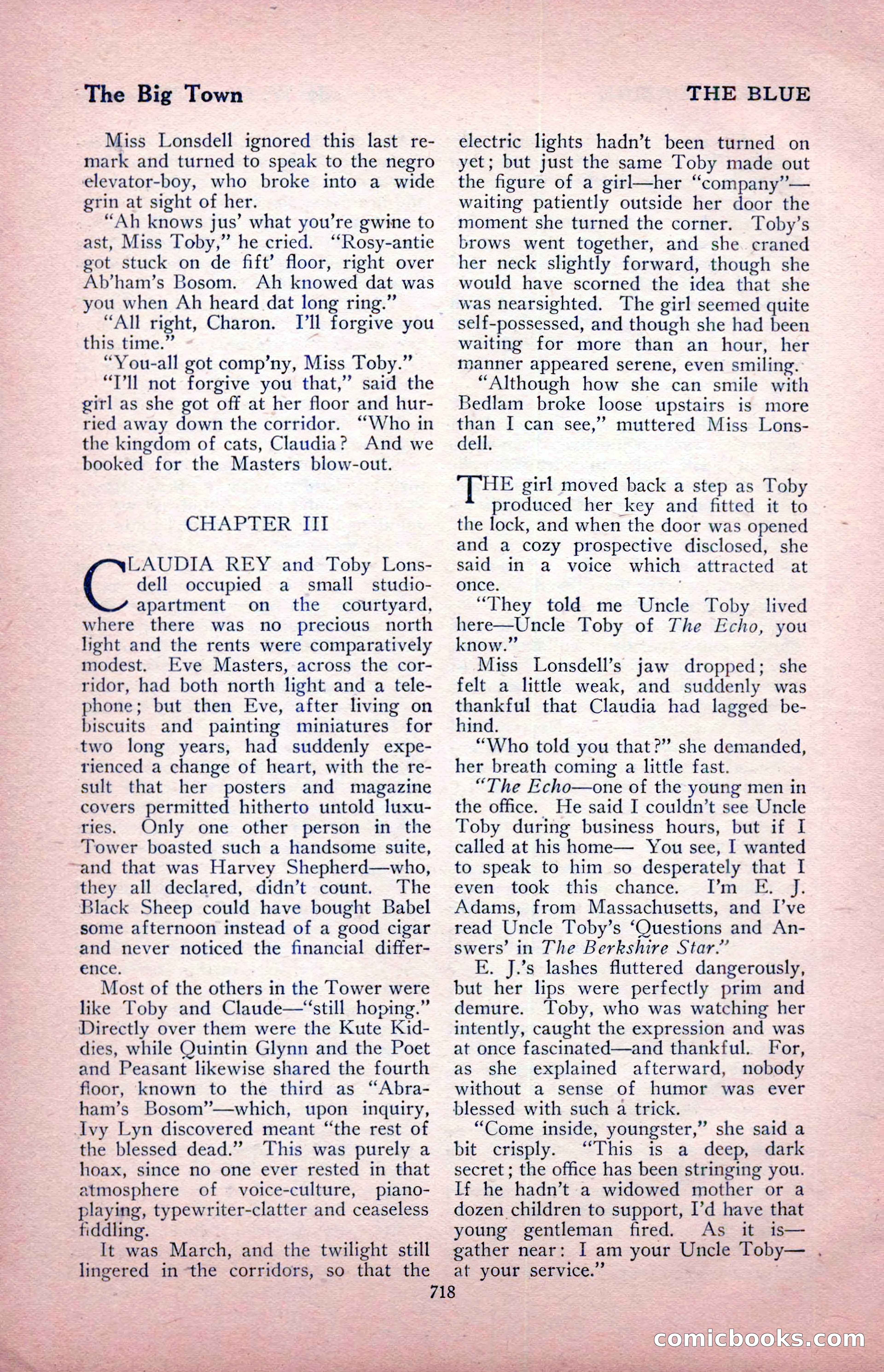 The Blue Book Magazine, August 1917 — page 148 of 216