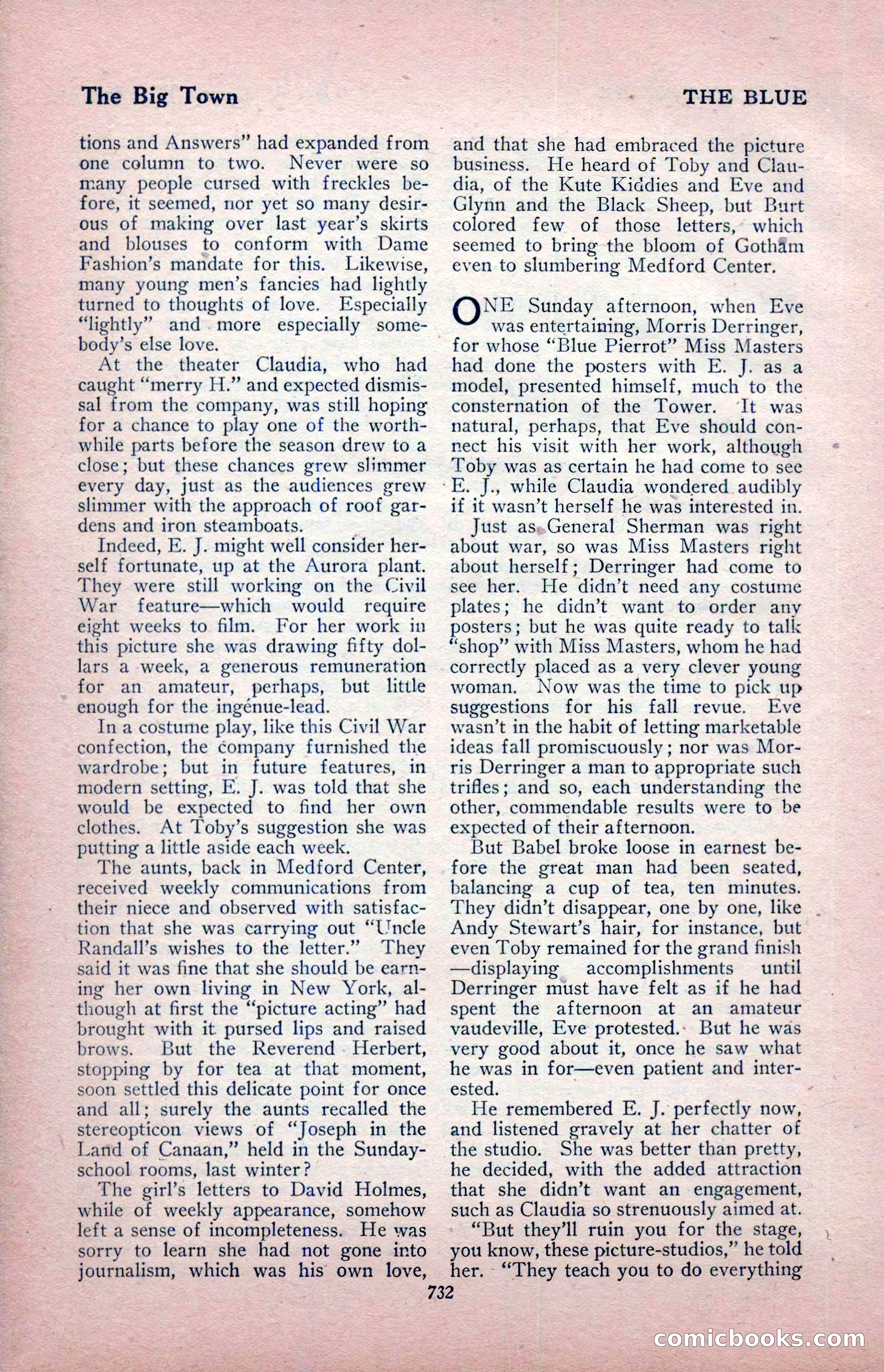 The Blue Book Magazine, August 1917 — page 162 of 216