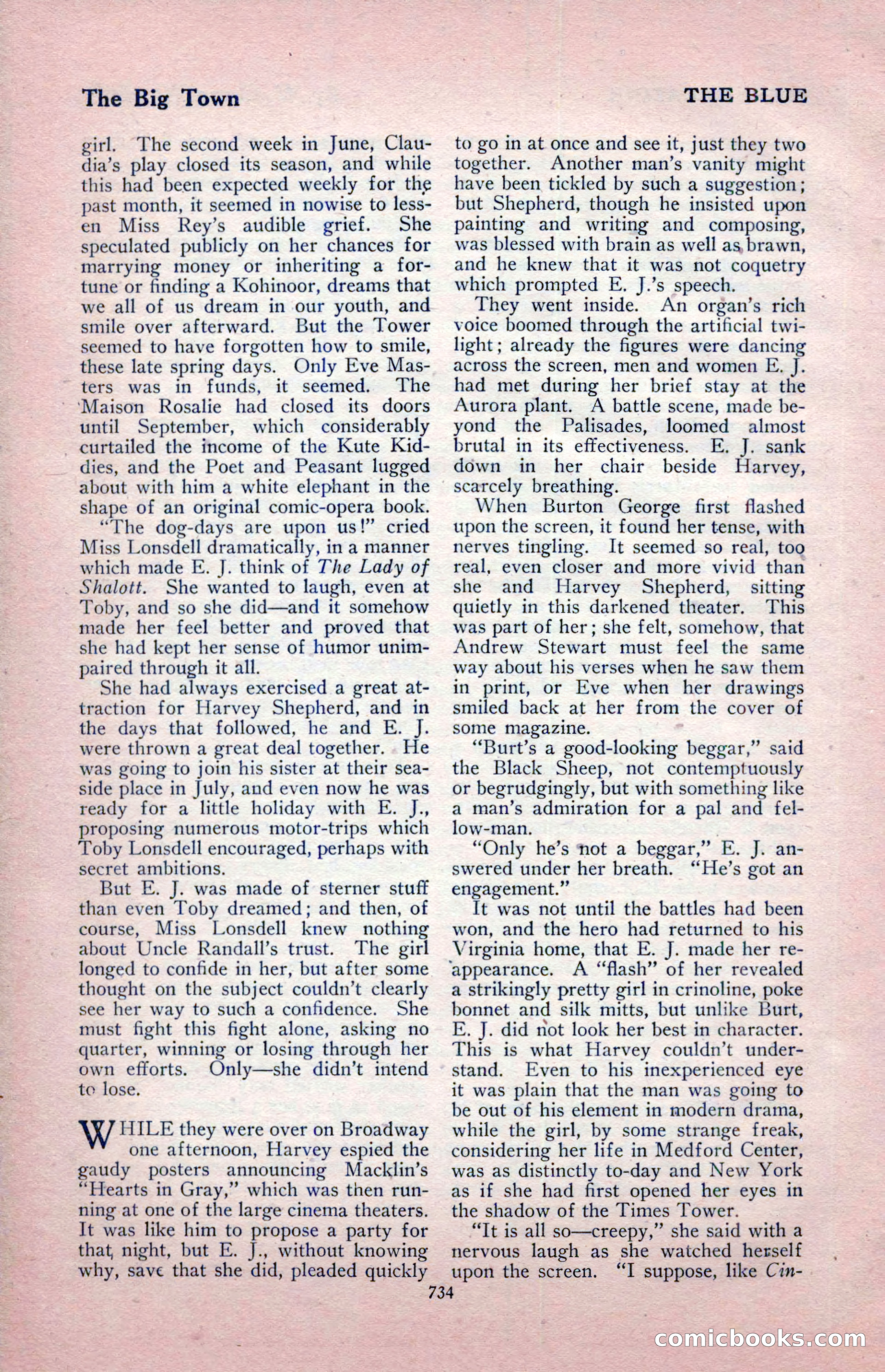 The Blue Book Magazine, August 1917 — page 164 of 216