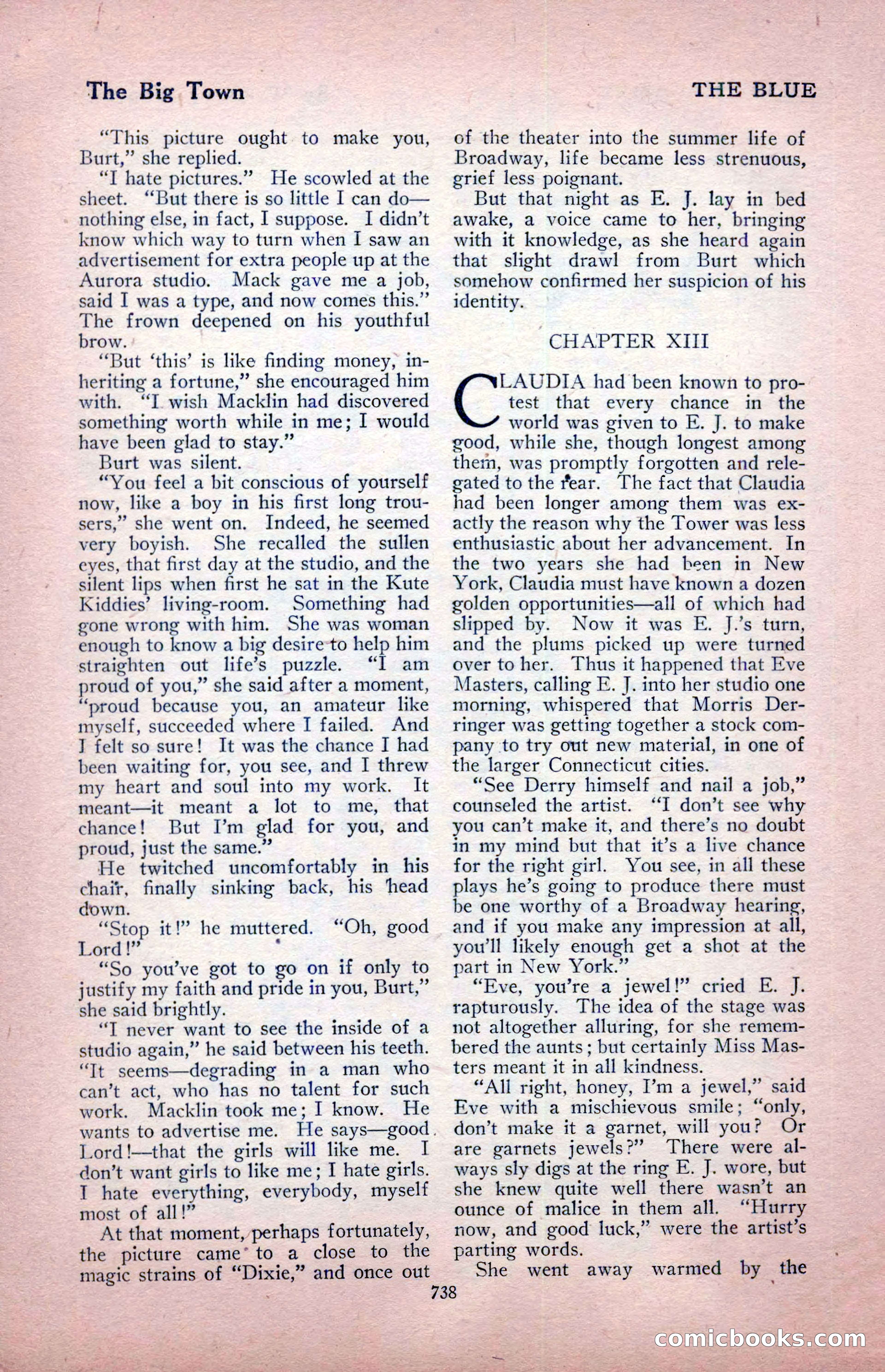 The Blue Book Magazine, August 1917 — page 168 of 216