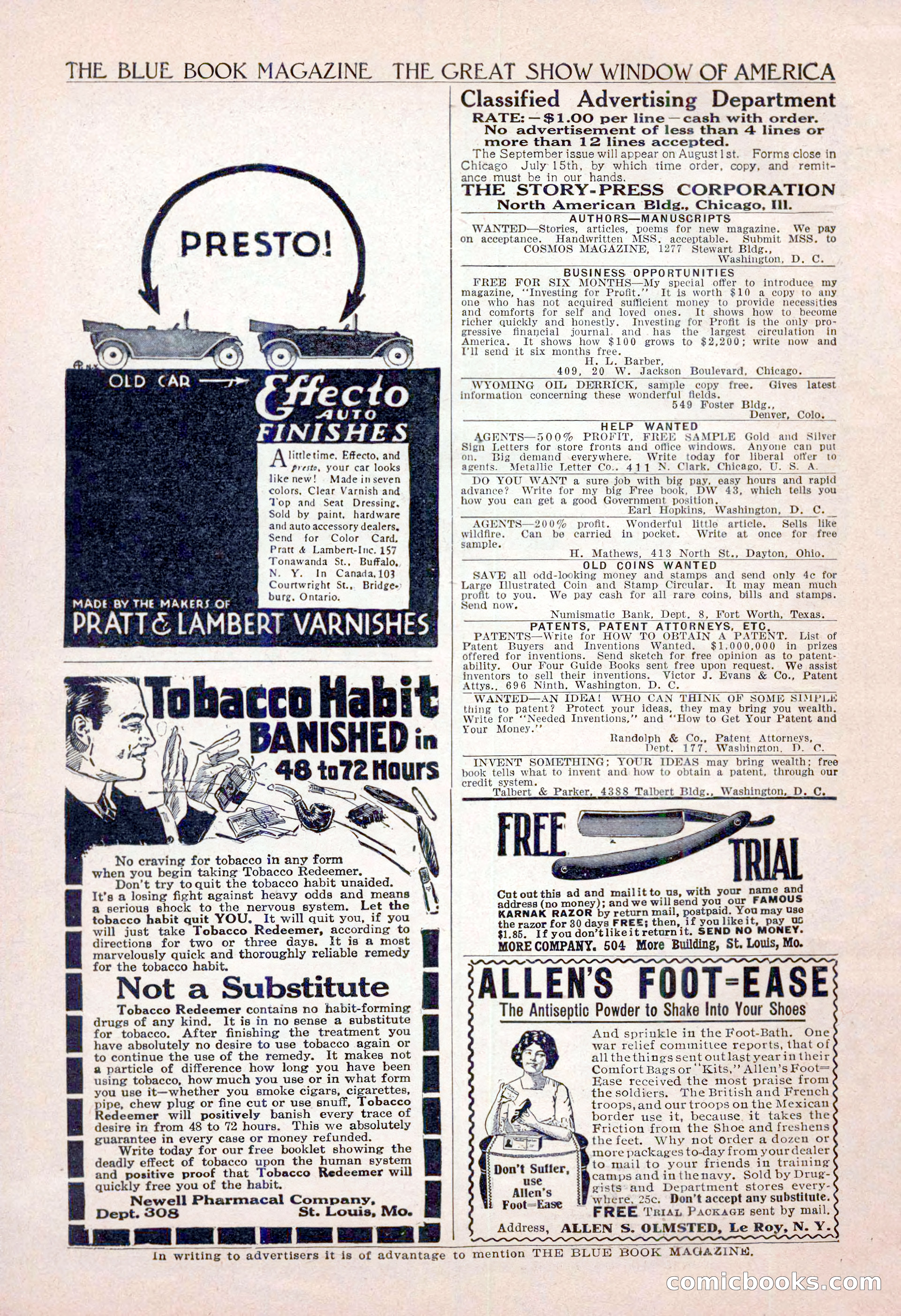 The Blue Book Magazine, August 1917 — page 200 of 216