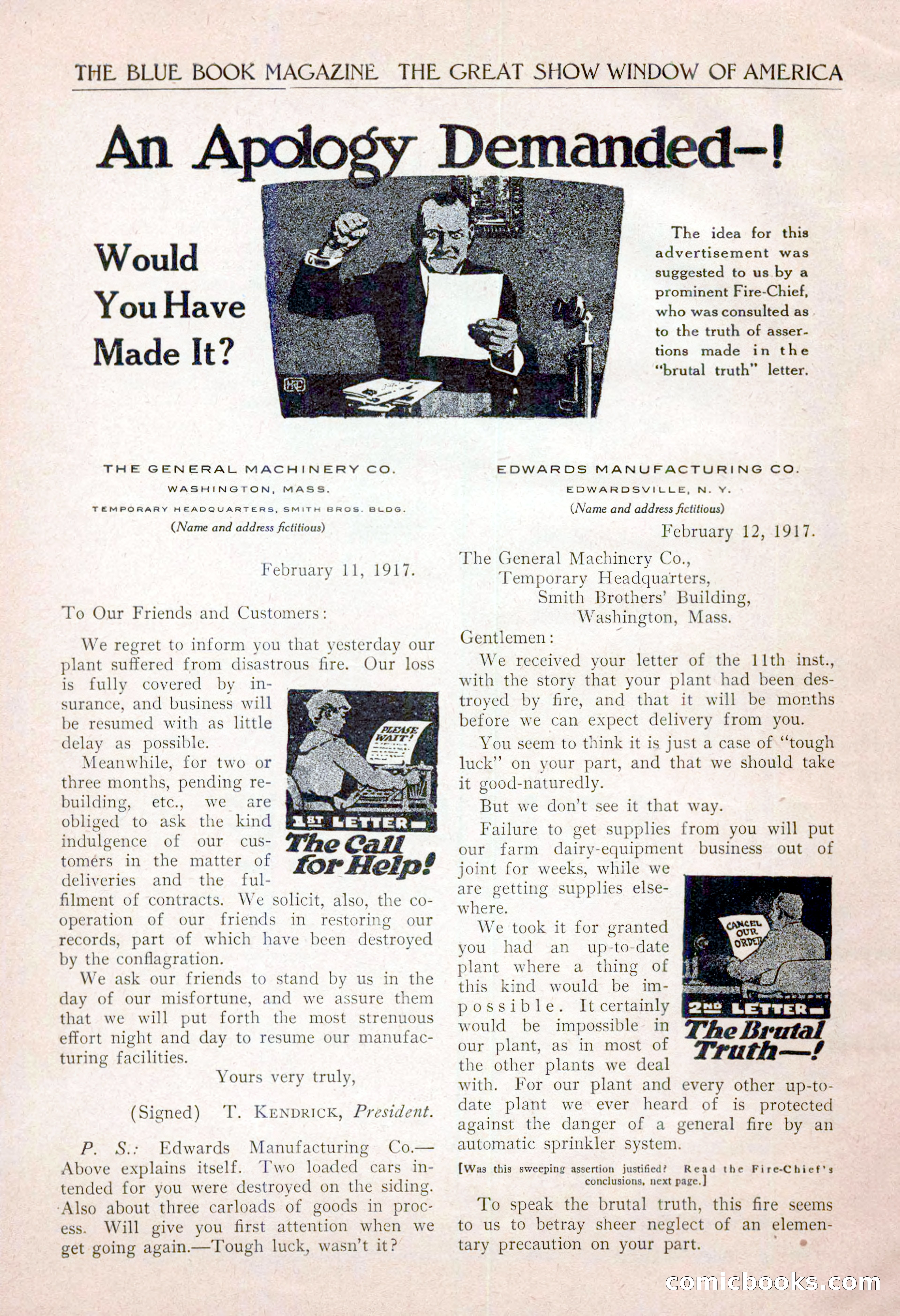 The Blue Book Magazine, August 1917 — page 204 of 216