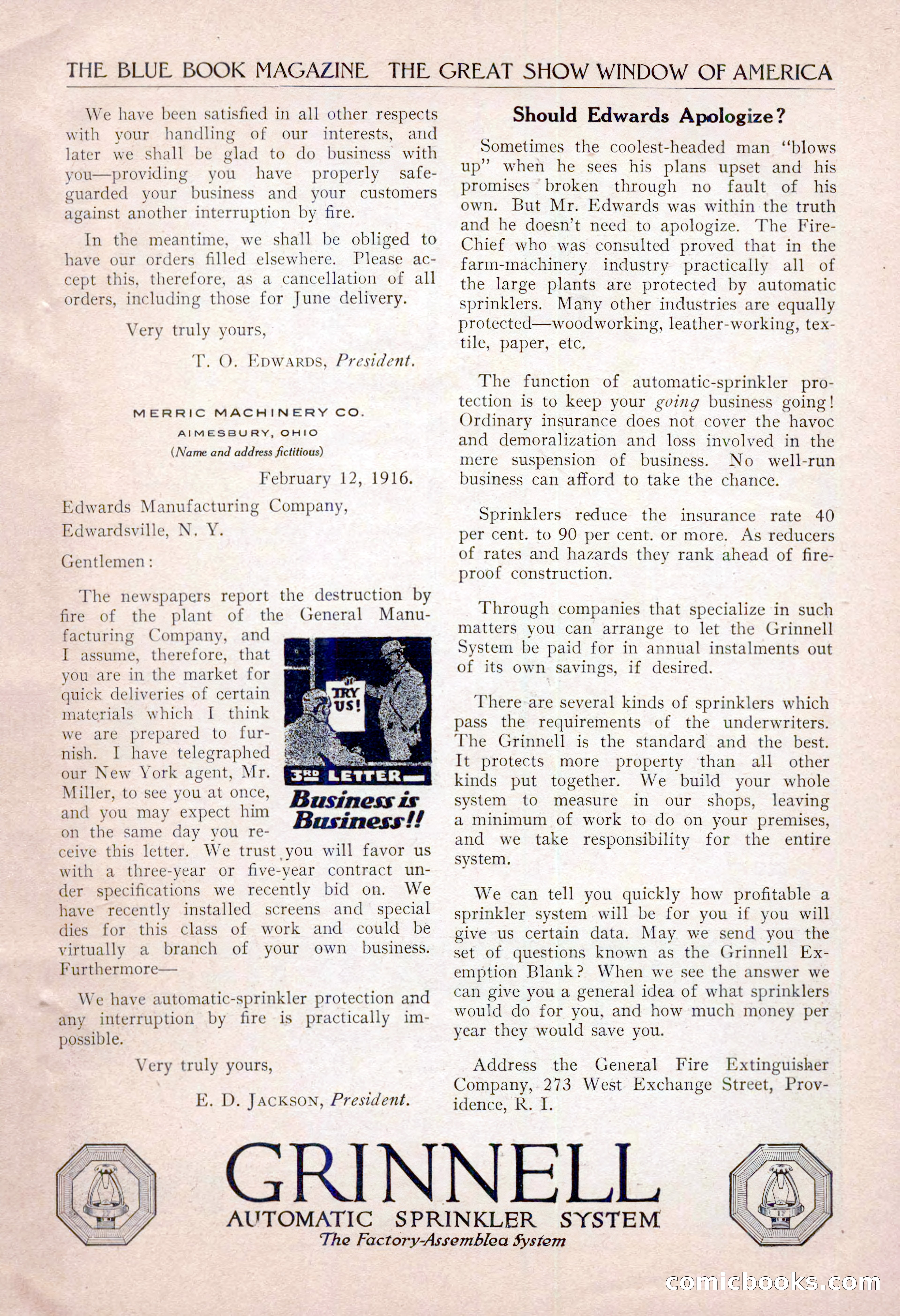 The Blue Book Magazine, August 1917 — page 205 of 216