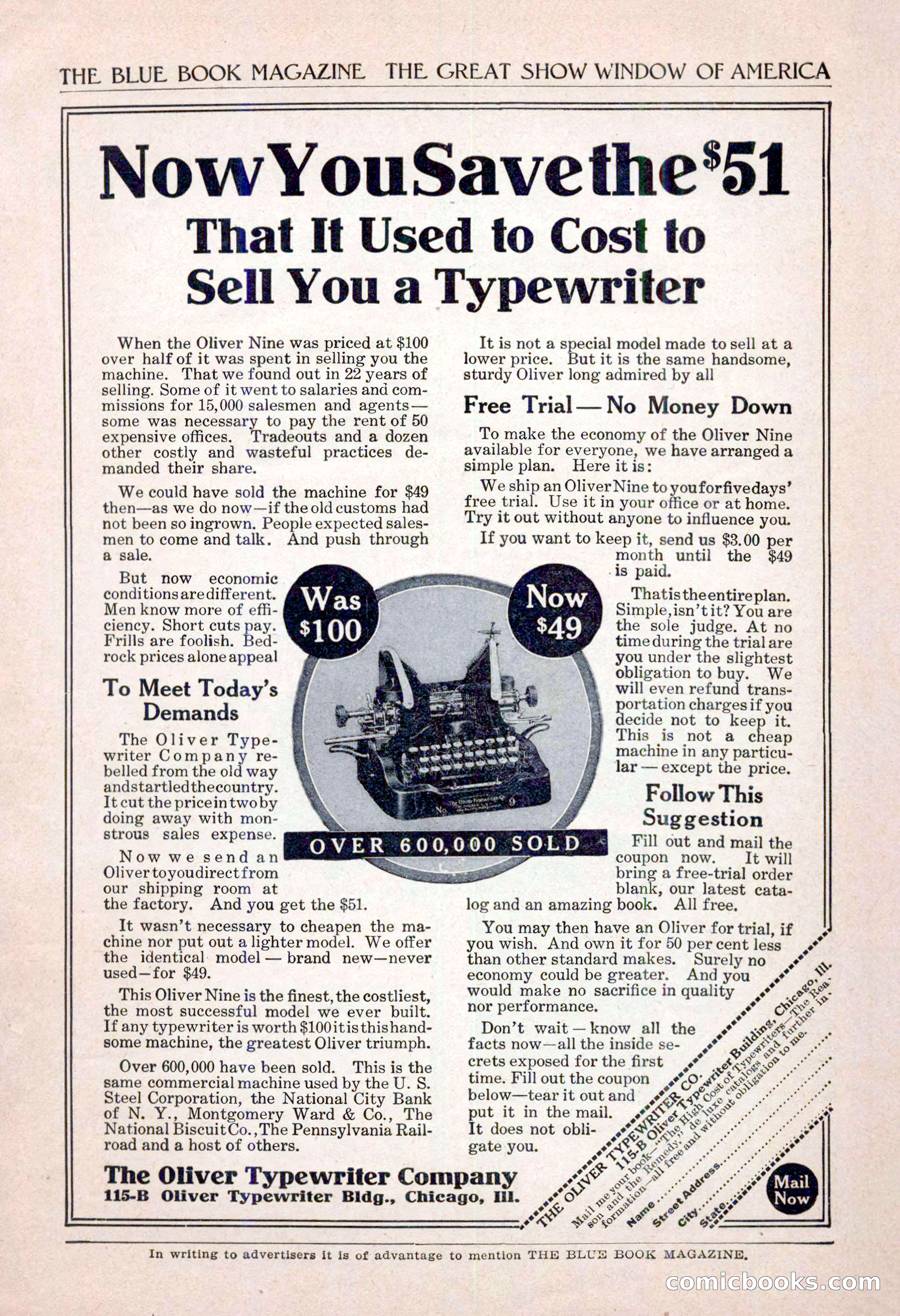 The Blue Book Magazine, August 1917 — page 211 of 216