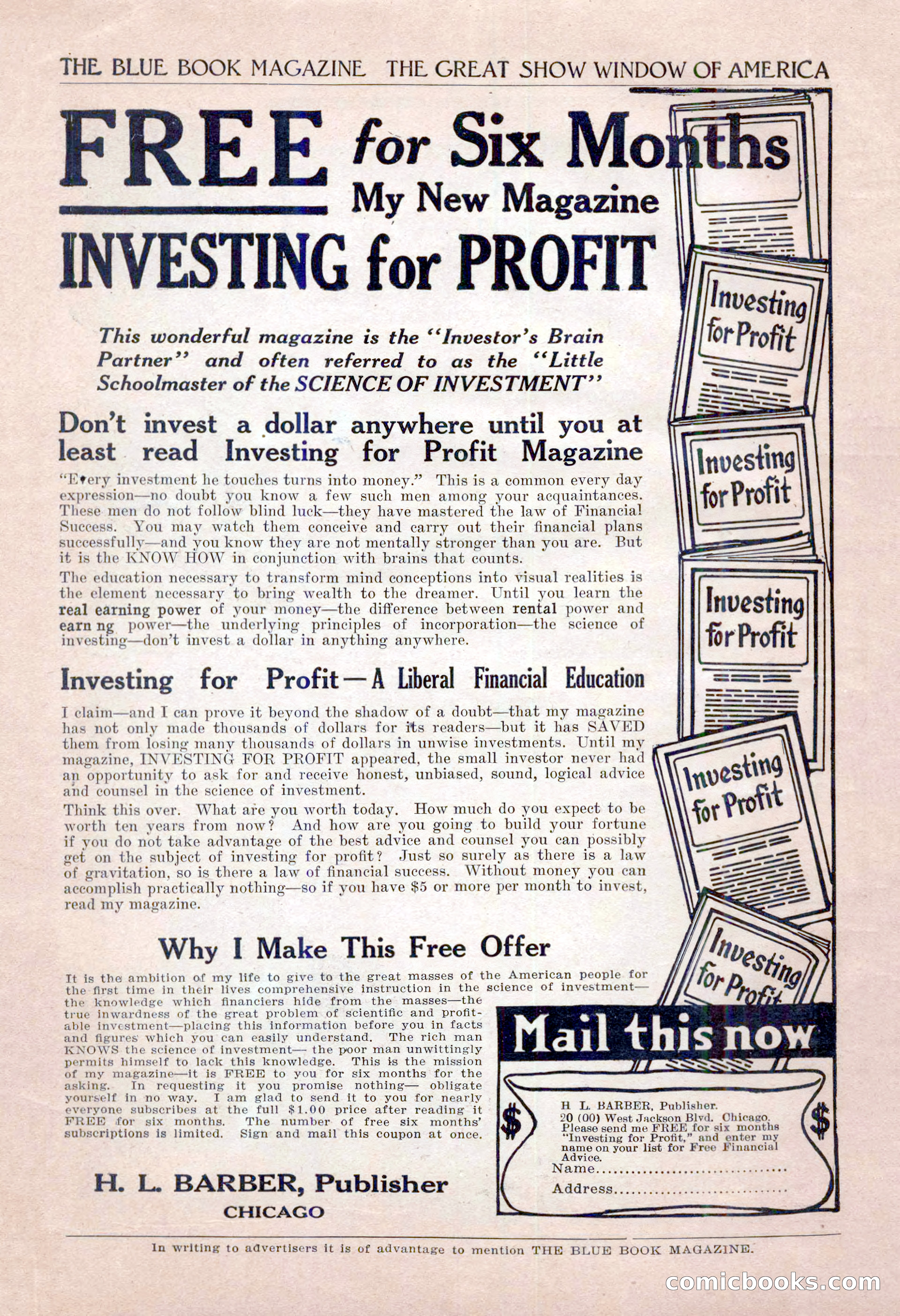 The Blue Book Magazine, August 1917 — page 214 of 216