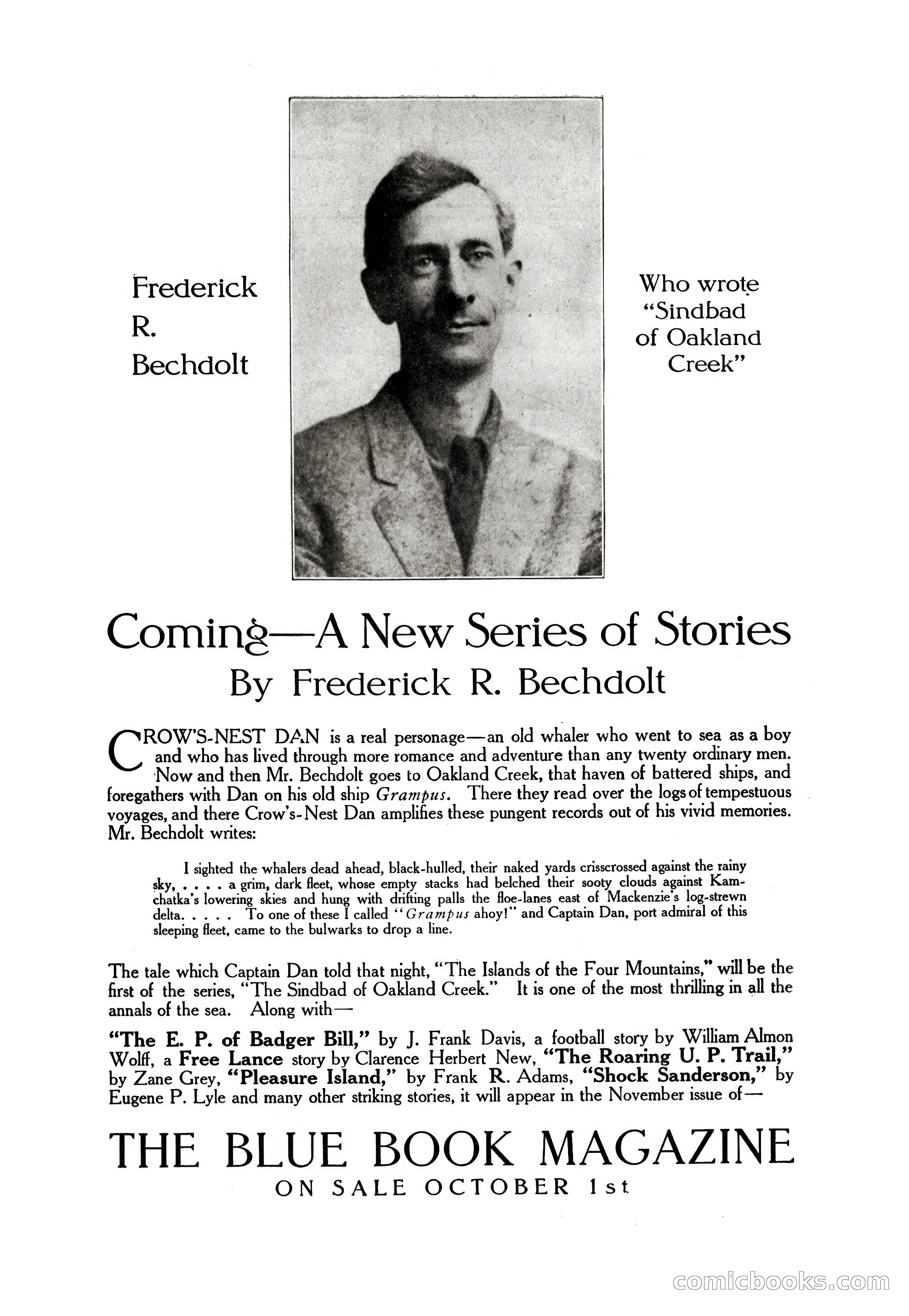 The Blue Book Magazine, October 1917 — page 6 of 218