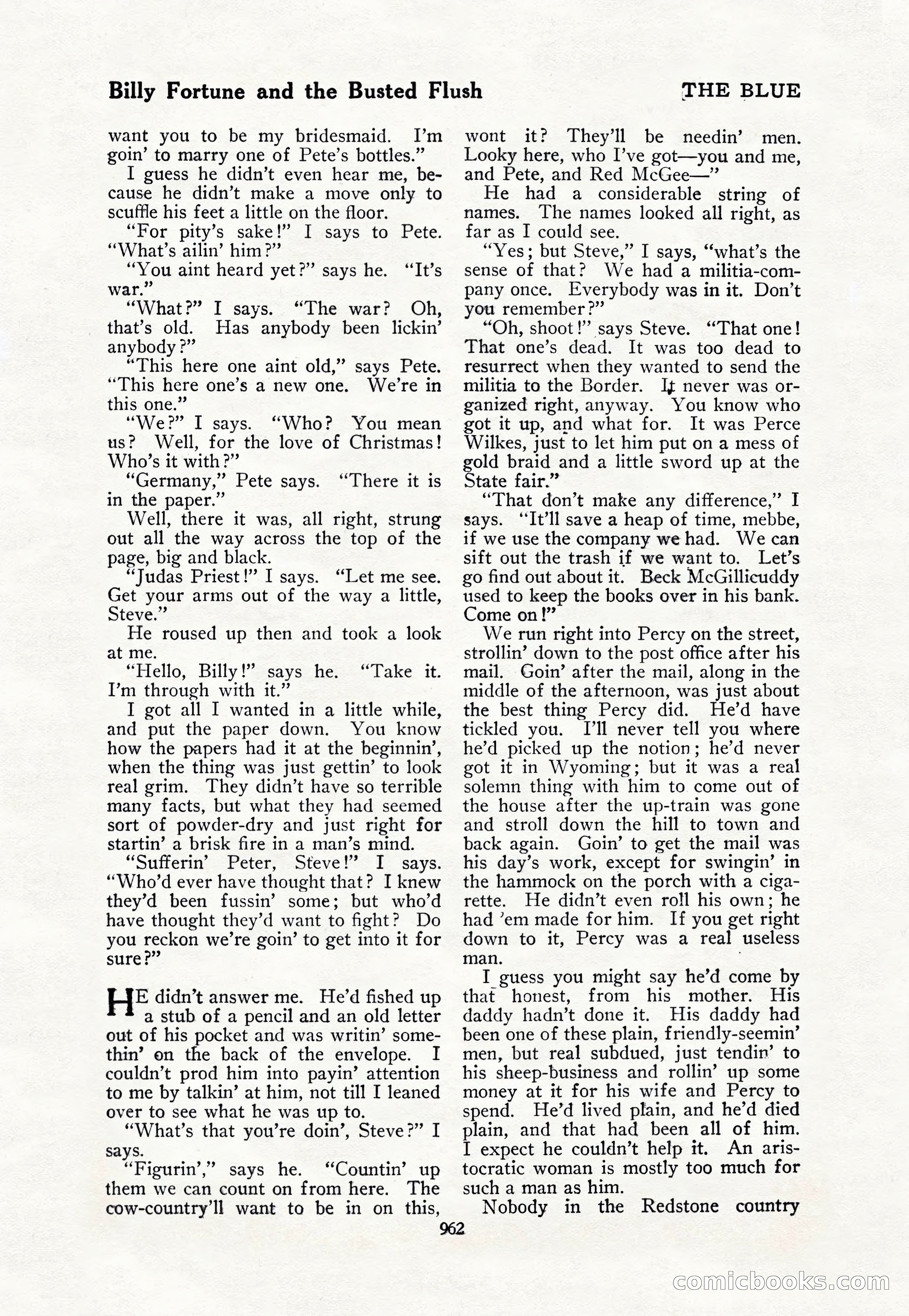 The Blue Book Magazine, October 1917 — page 8 of 218