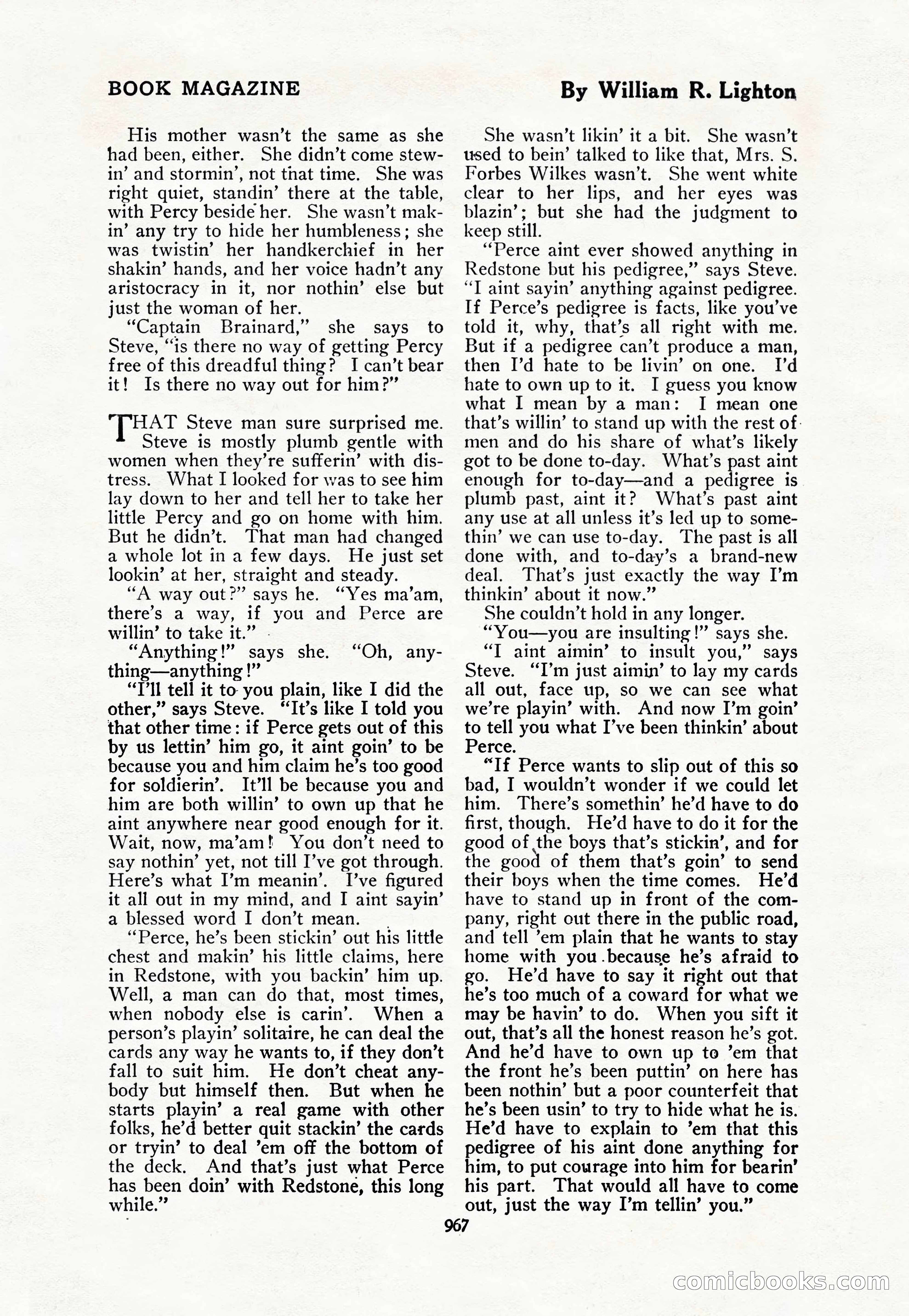 The Blue Book Magazine, October 1917 — page 13 of 218