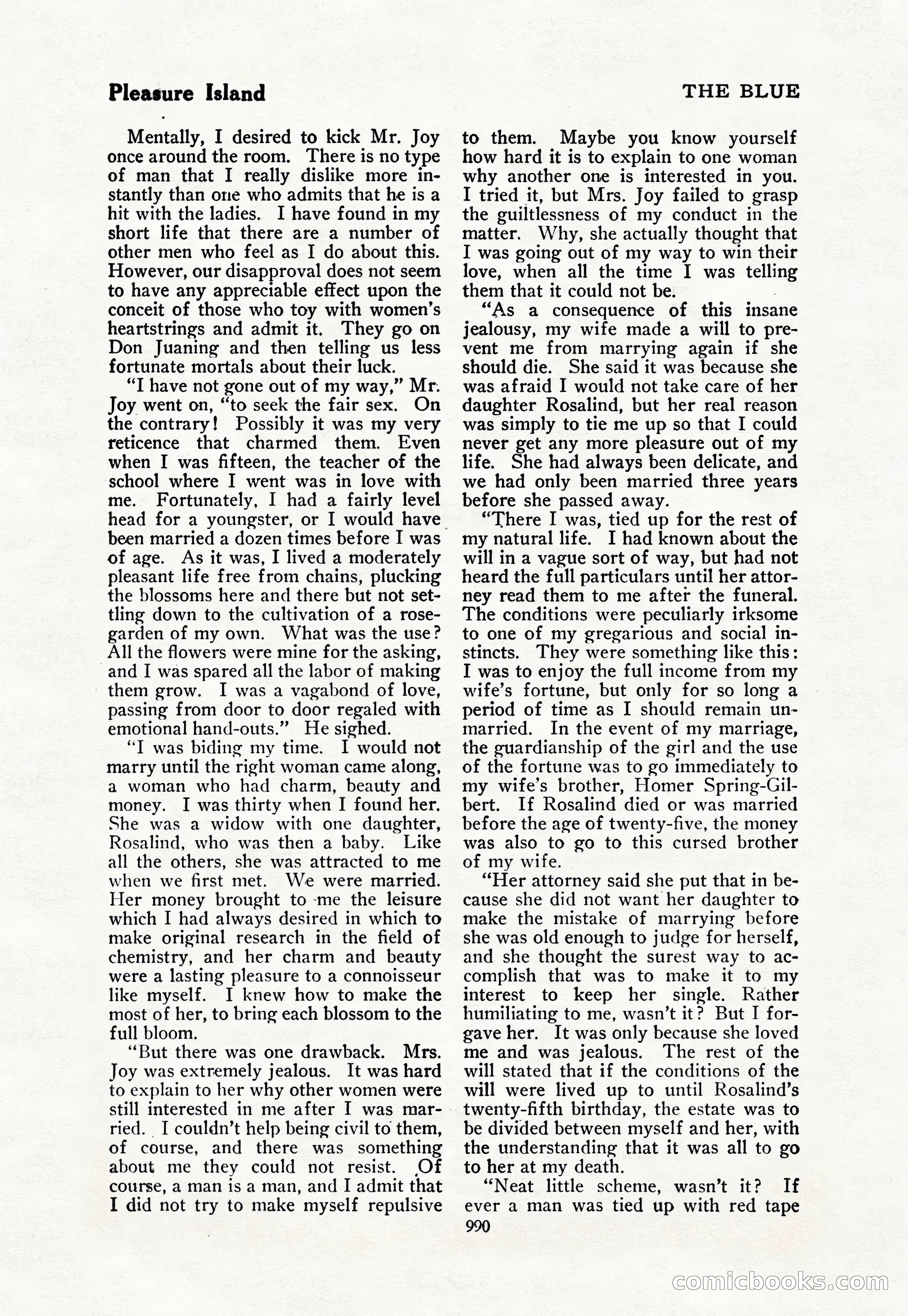 The Blue Book Magazine, October 1917 — page 36 of 218