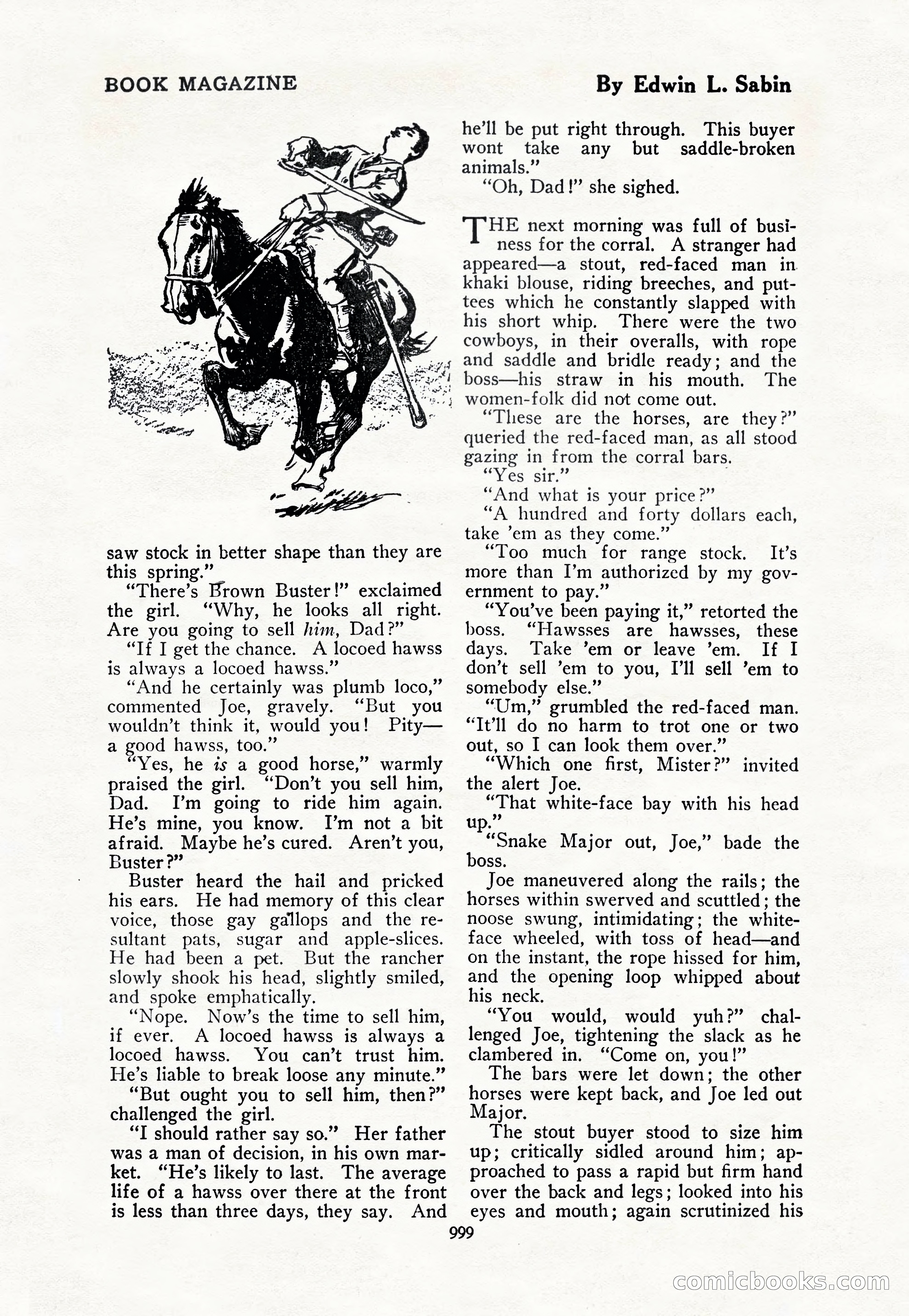 The Blue Book Magazine, October 1917 — page 45 of 218