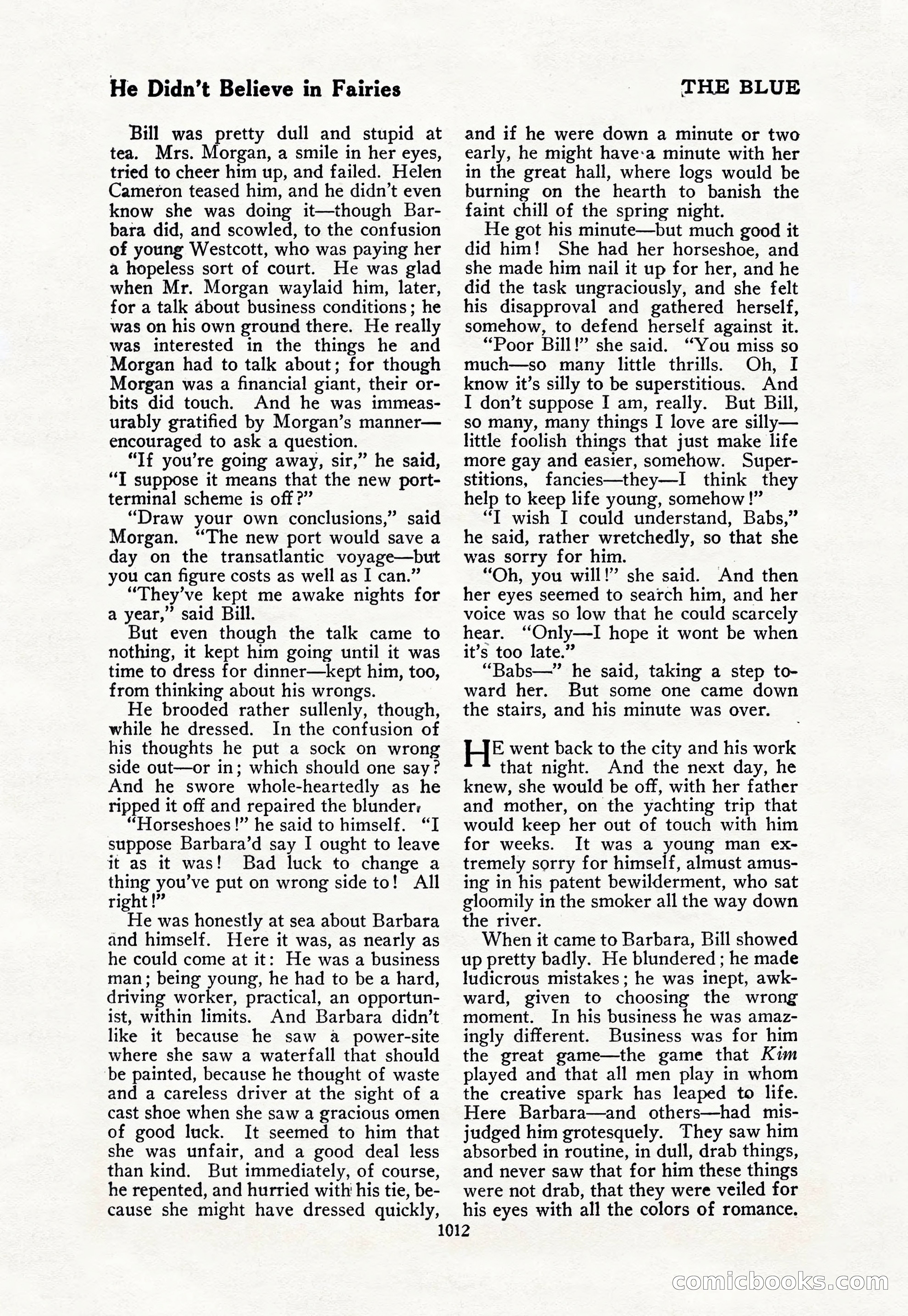The Blue Book Magazine, October 1917 — page 58 of 218