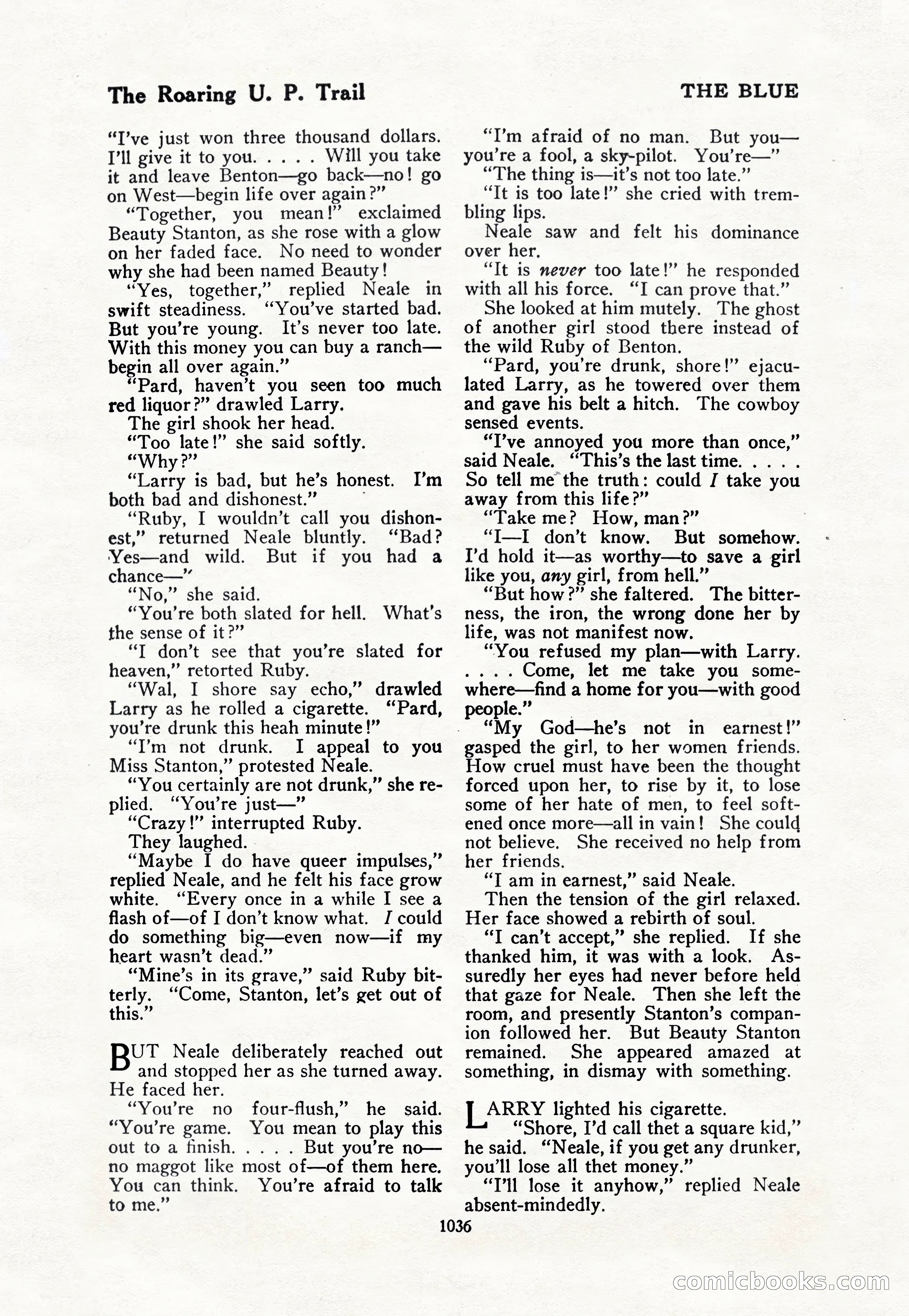 The Blue Book Magazine, October 1917 — page 82 of 218