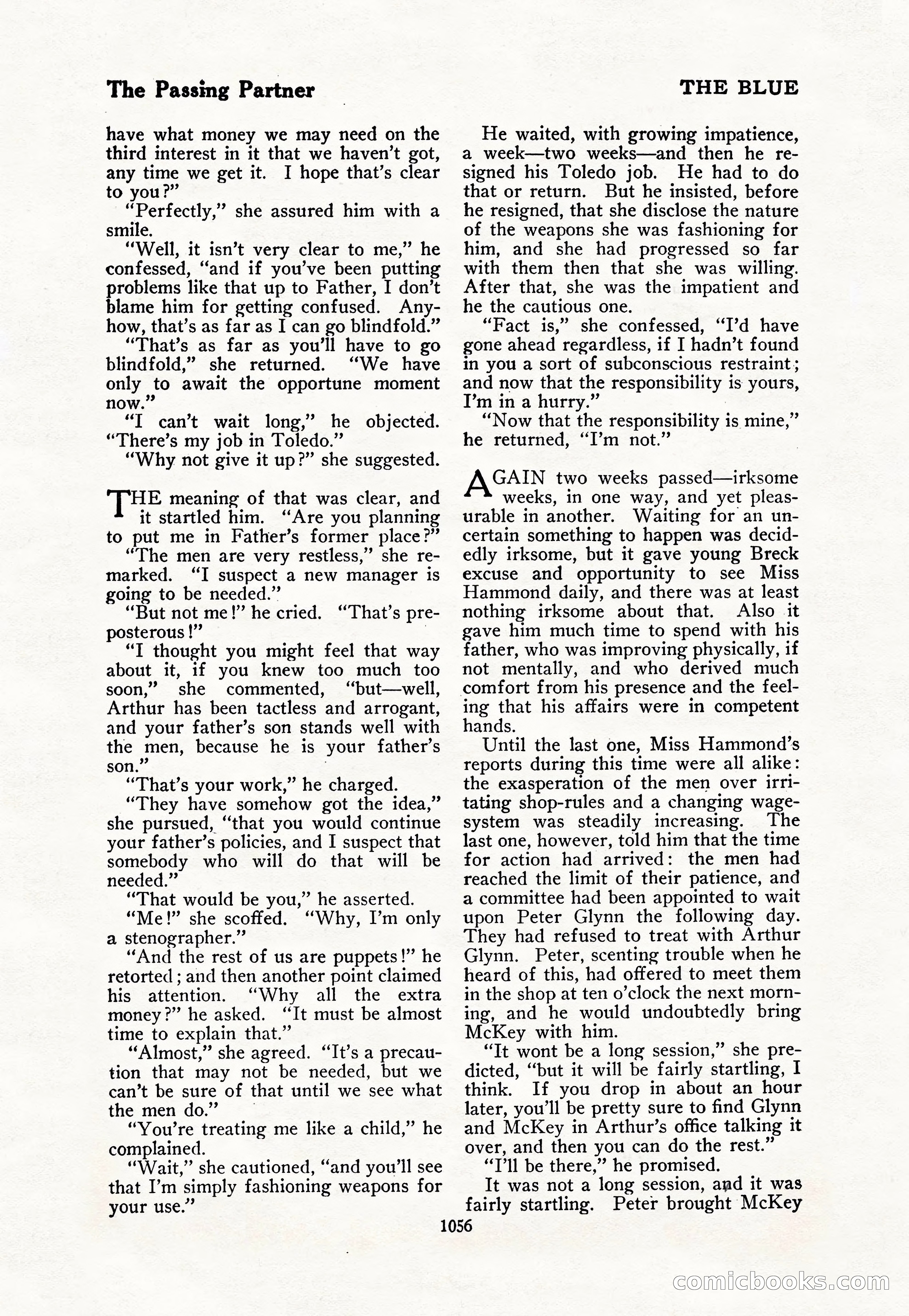 The Blue Book Magazine, October 1917 — page 102 of 218