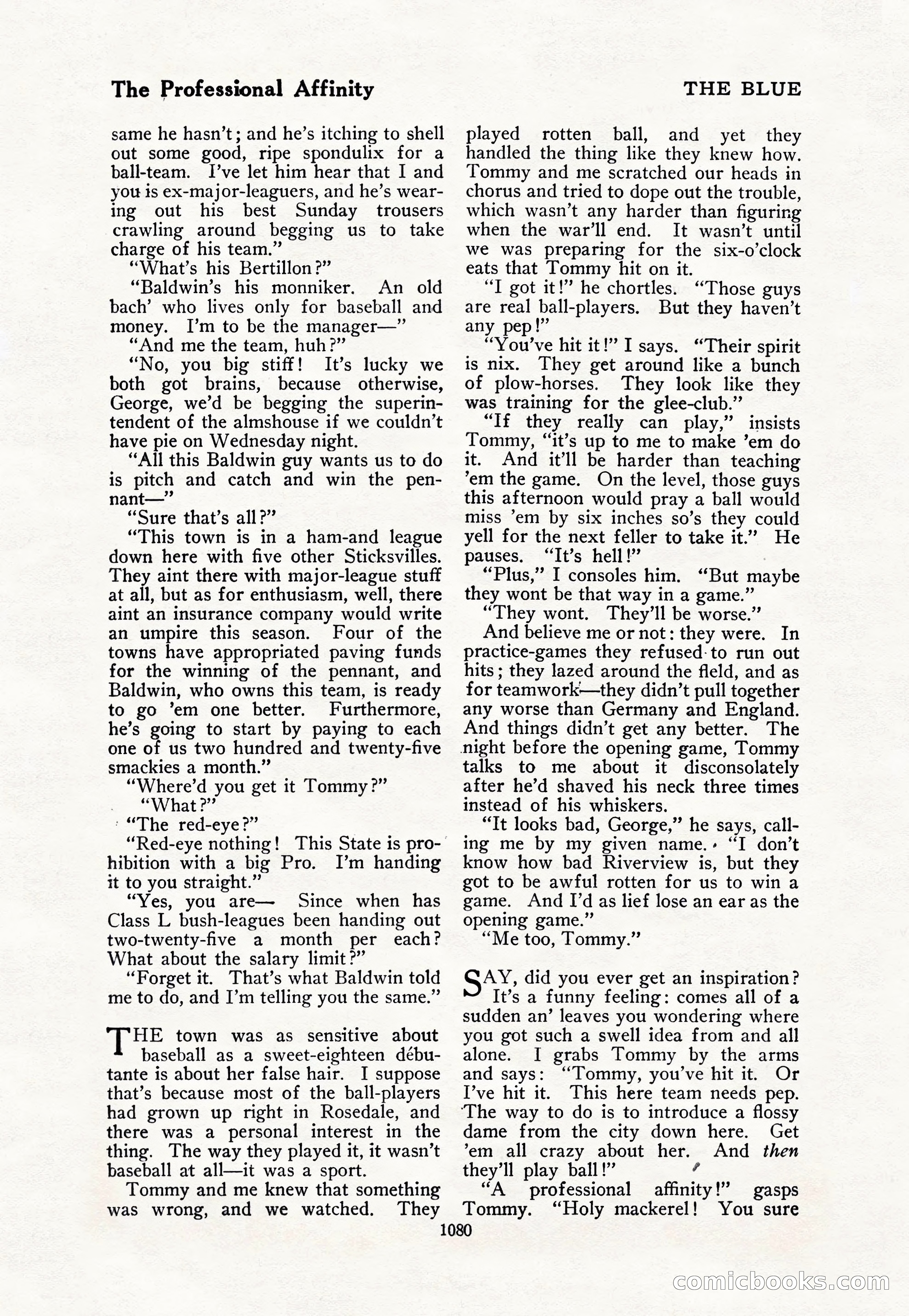 The Blue Book Magazine, October 1917 — page 126 of 218
