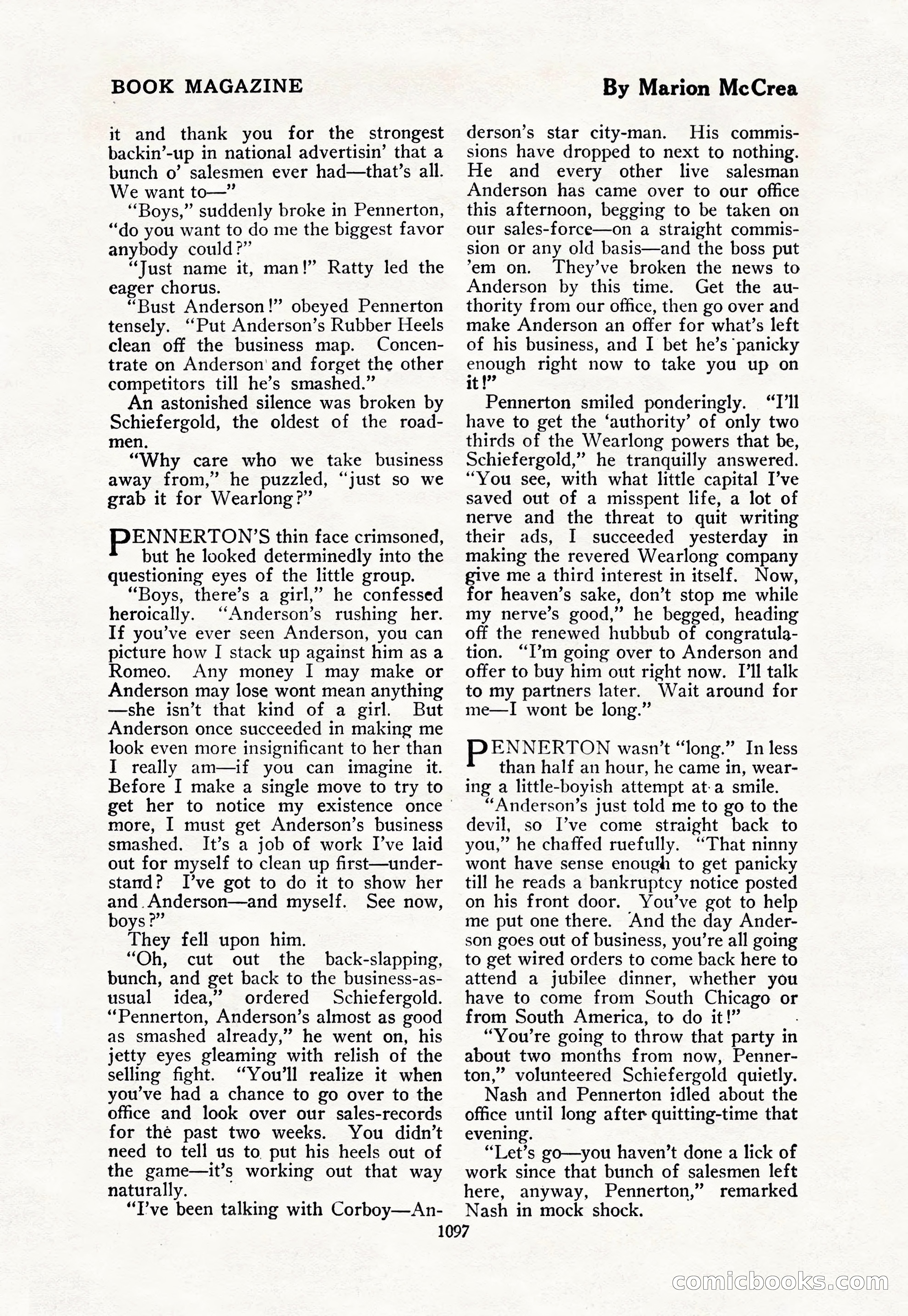The Blue Book Magazine, October 1917 — page 143 of 218