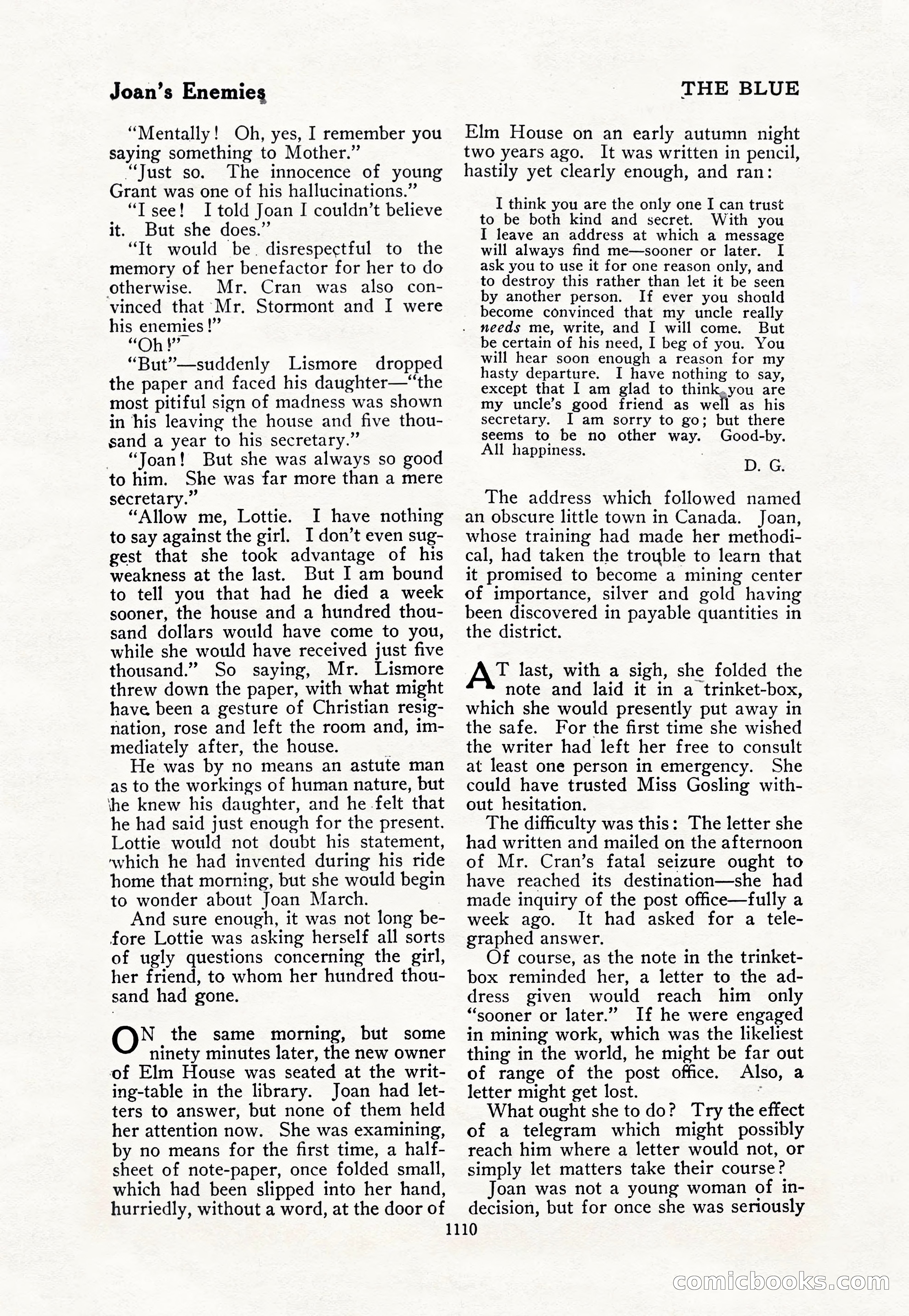 The Blue Book Magazine, October 1917 — page 156 of 218