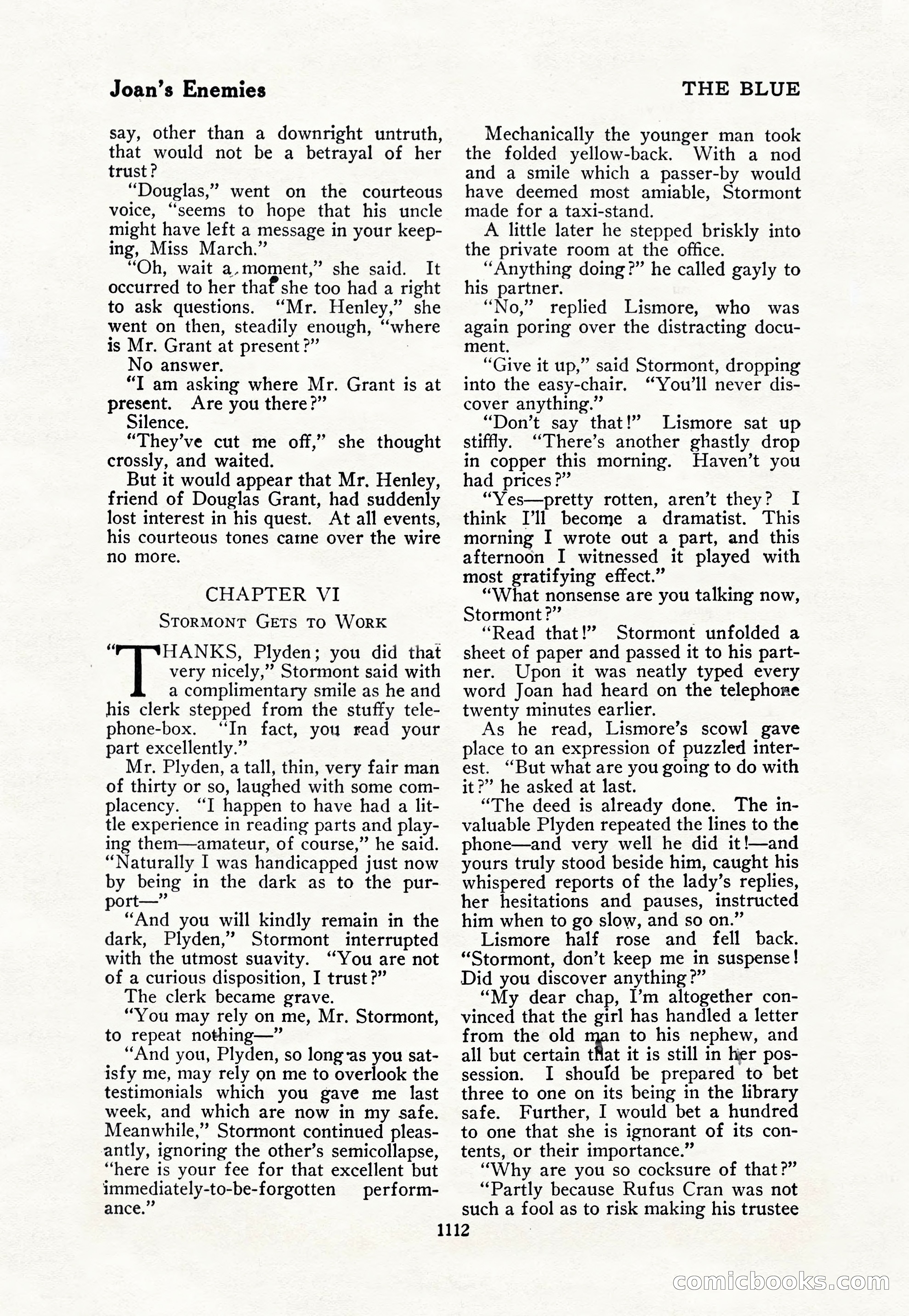 The Blue Book Magazine, October 1917 — page 158 of 218
