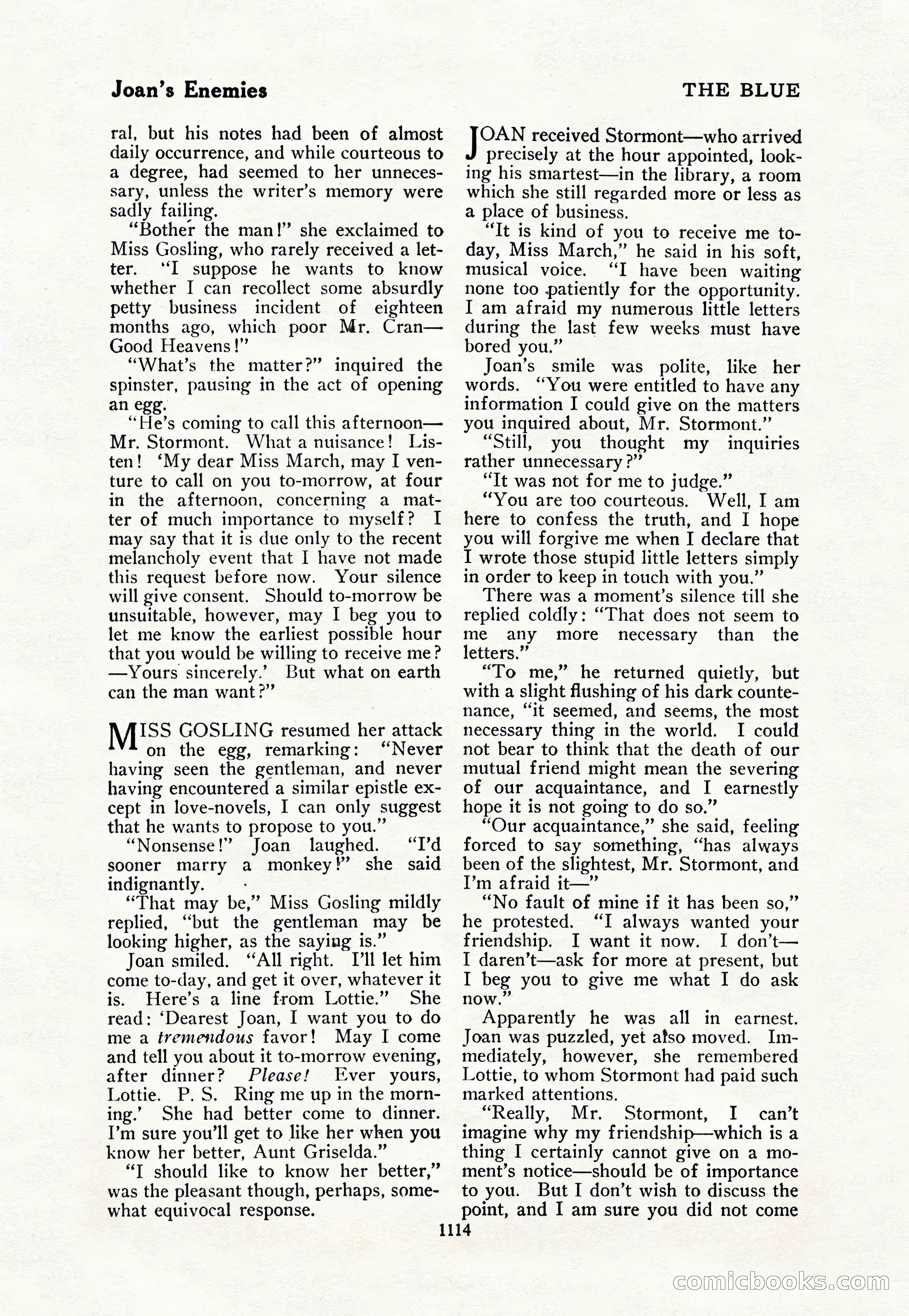 The Blue Book Magazine, October 1917 — page 160 of 218