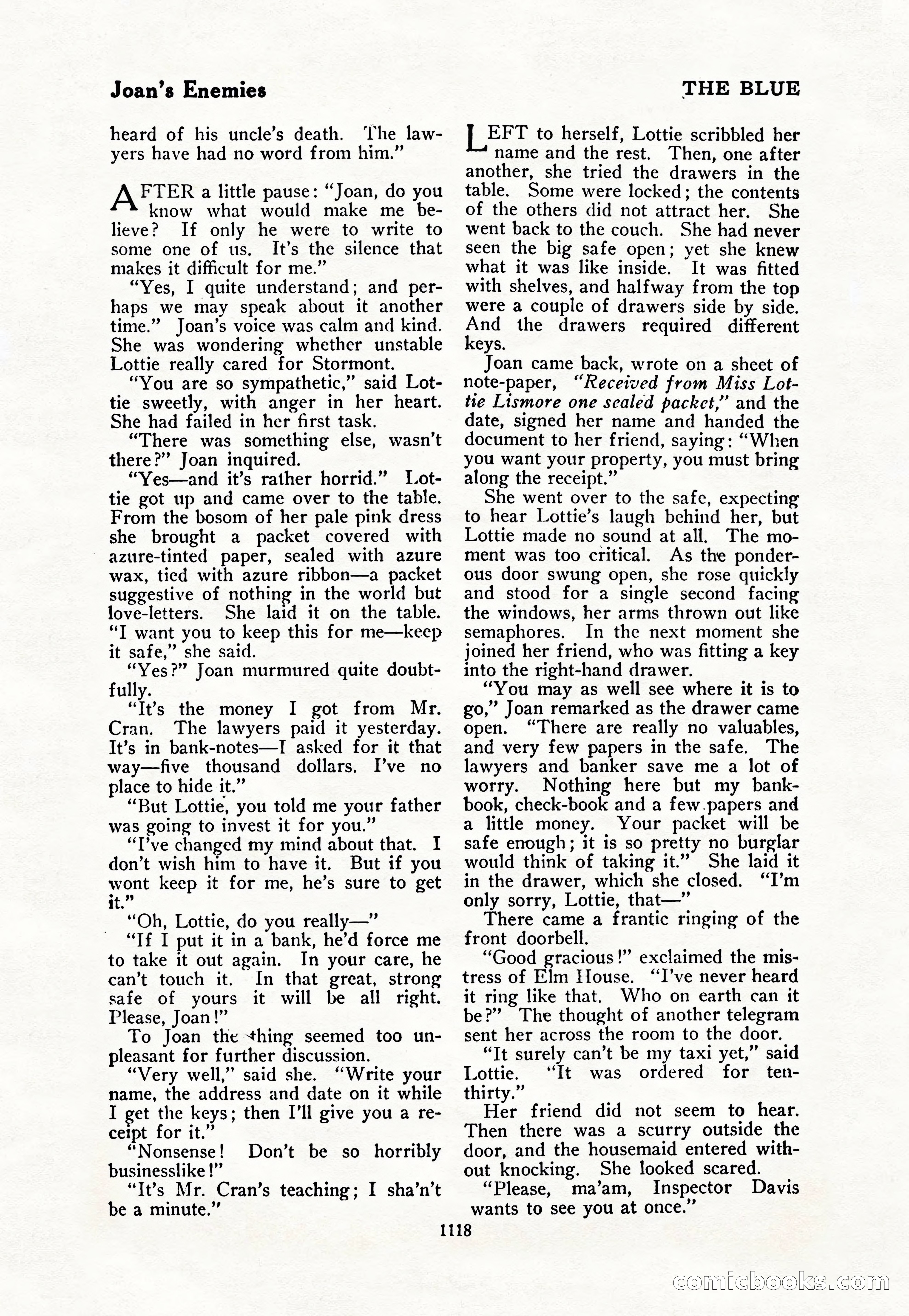 The Blue Book Magazine, October 1917 — page 164 of 218