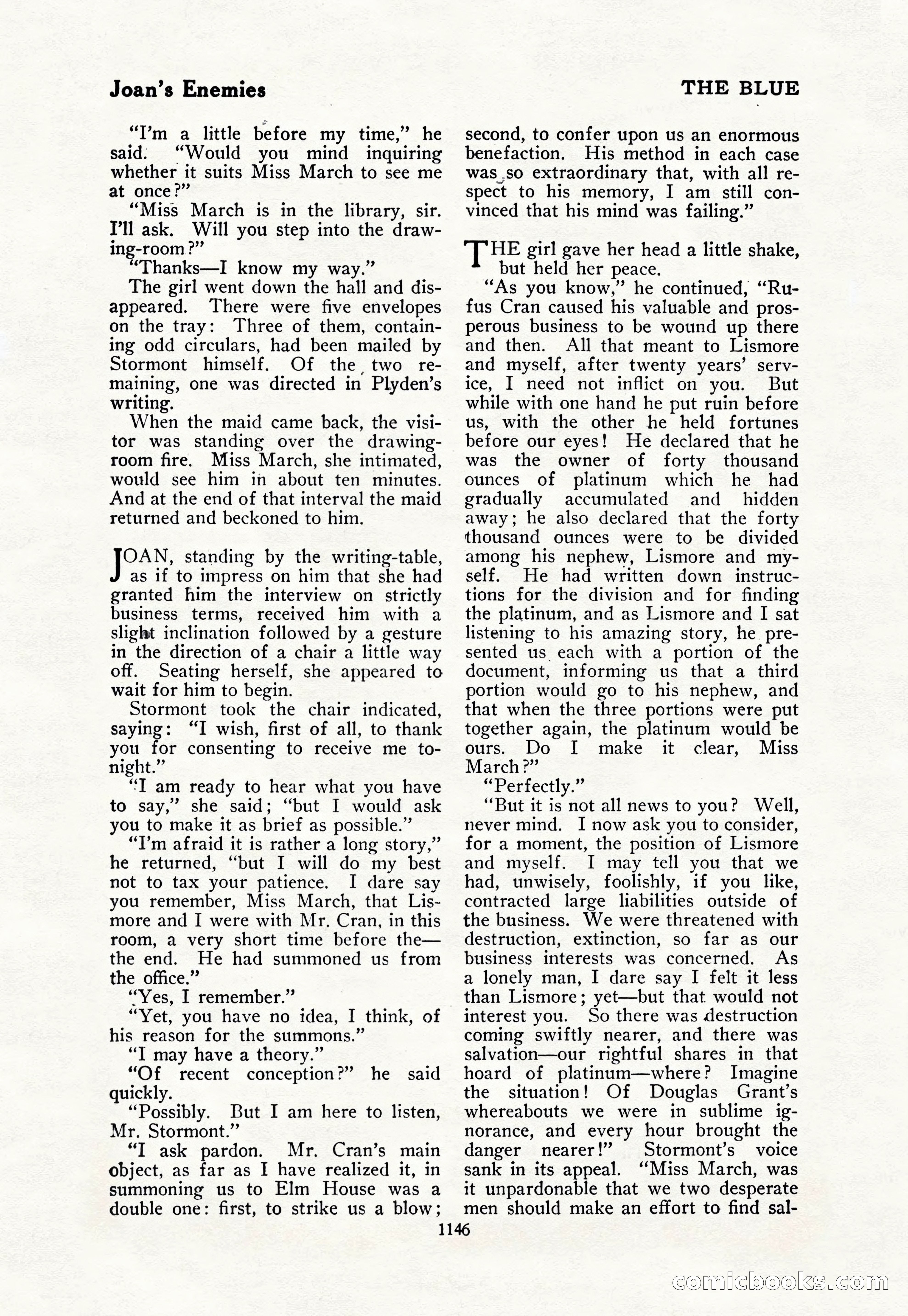 The Blue Book Magazine, October 1917 — page 192 of 218