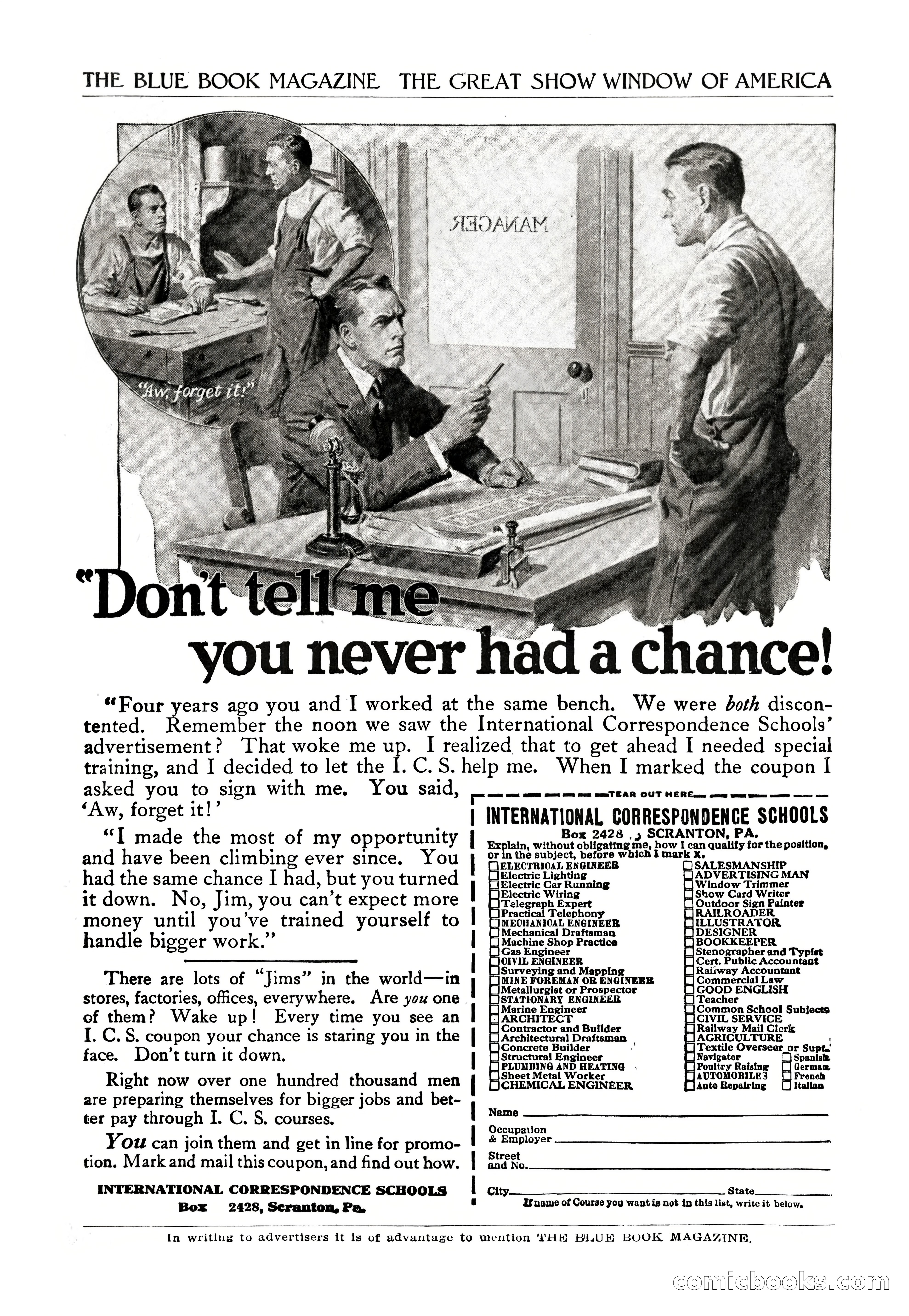 The Blue Book Magazine, October 1917 — page 203 of 218