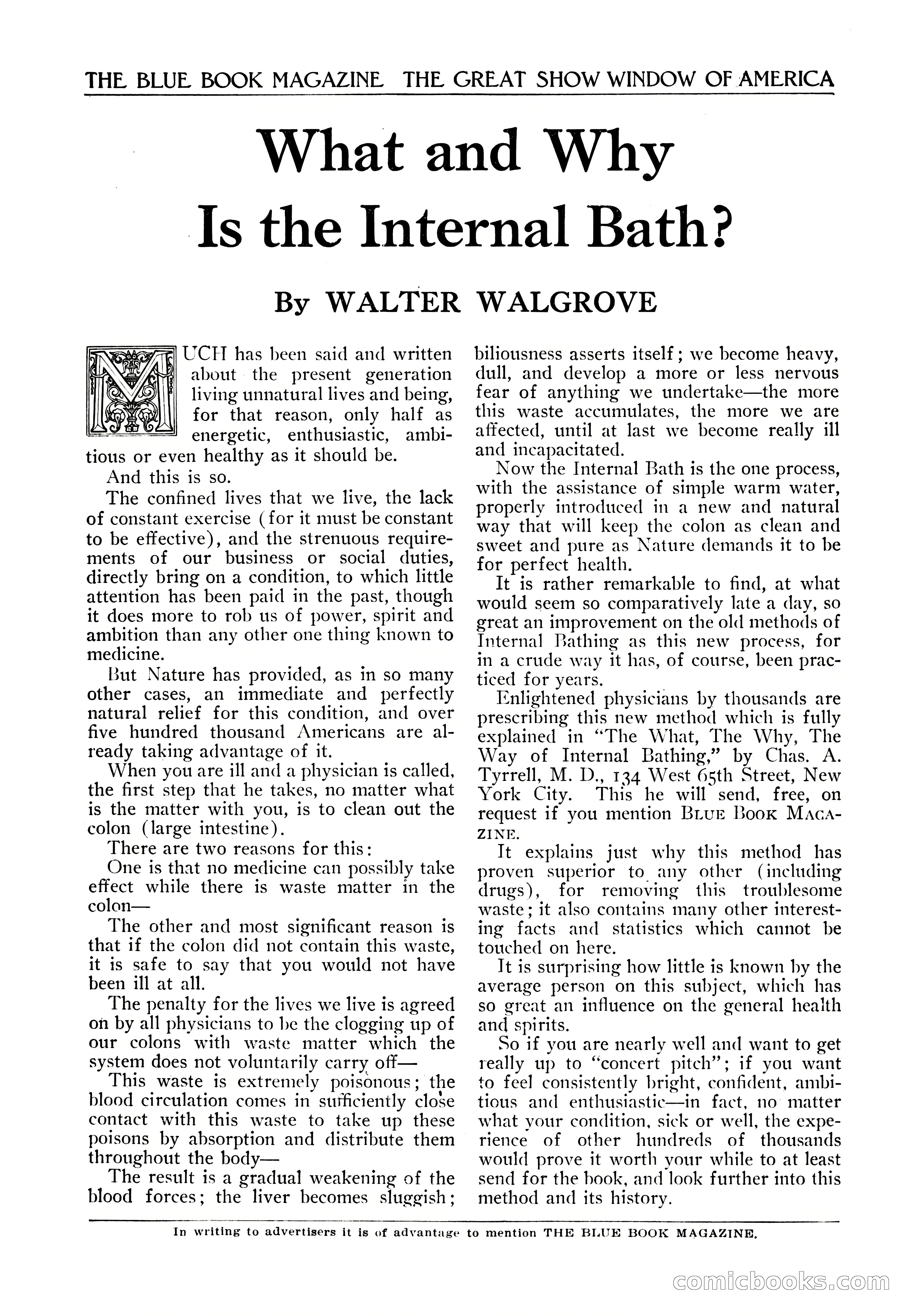 The Blue Book Magazine, October 1917 — page 205 of 218