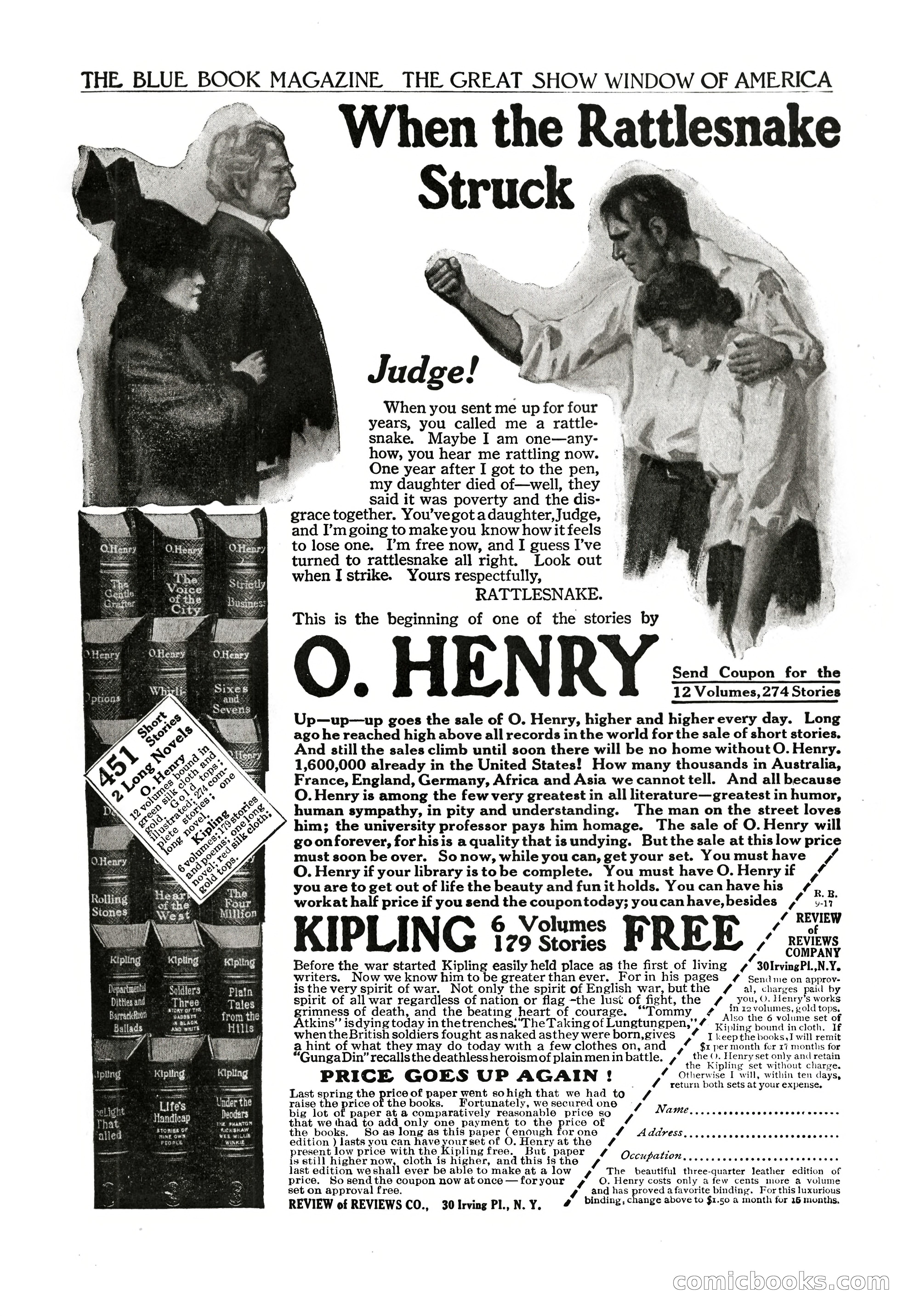 The Blue Book Magazine, October 1917 — page 211 of 218