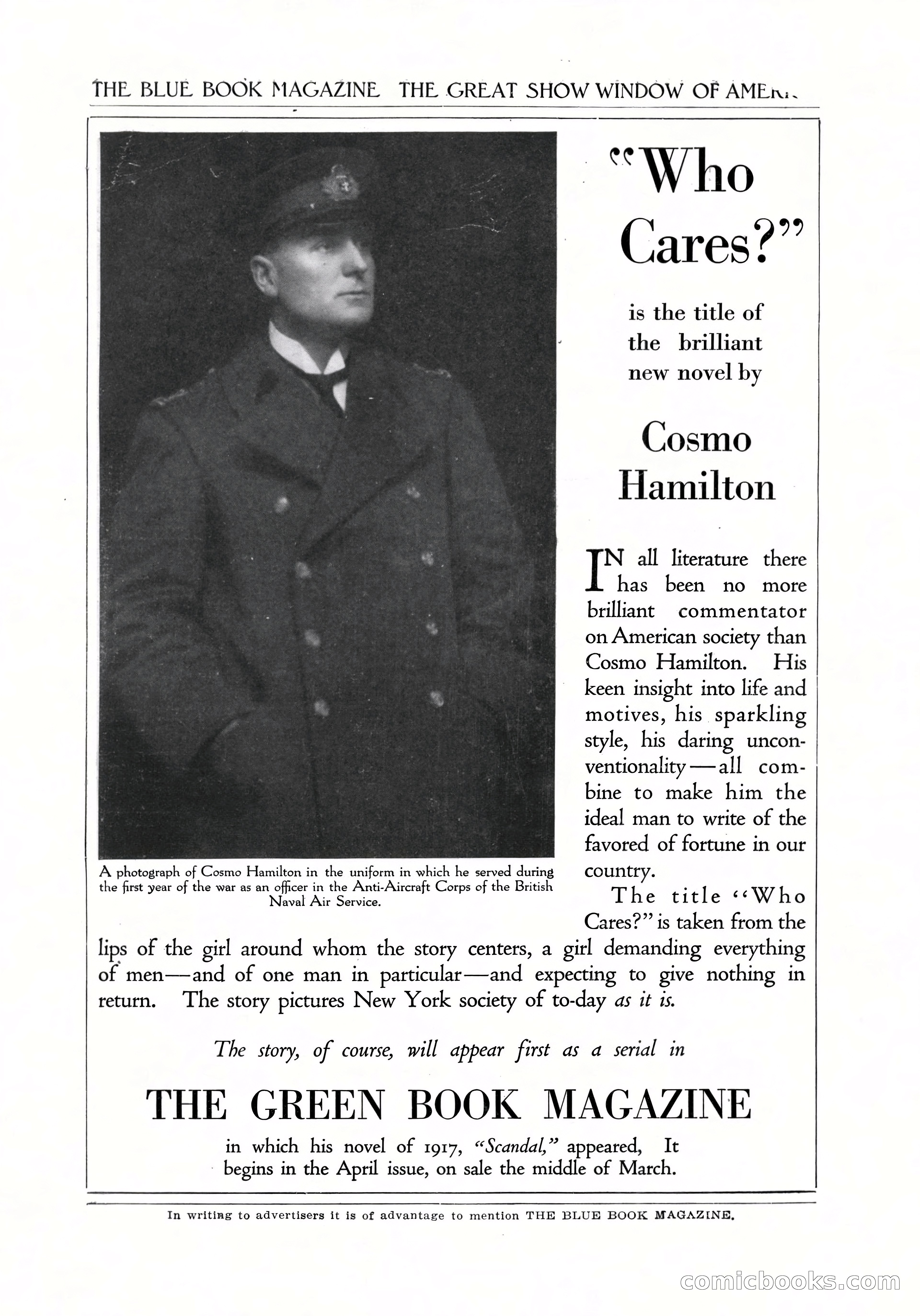 The Blue Book Magazine, April 1918 — page 2 of 212