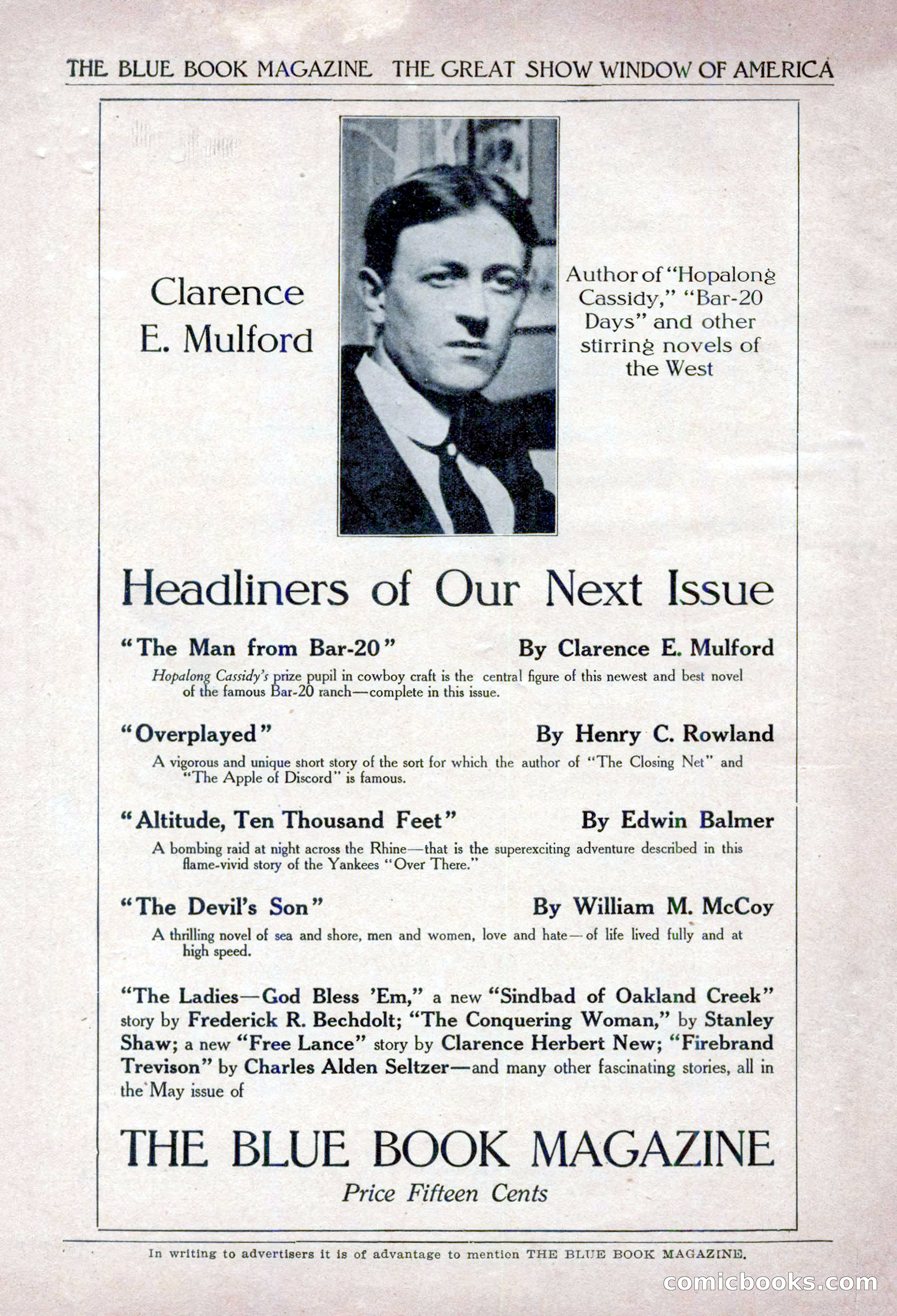 The Blue Book Magazine, April 1918 — page 6 of 212
