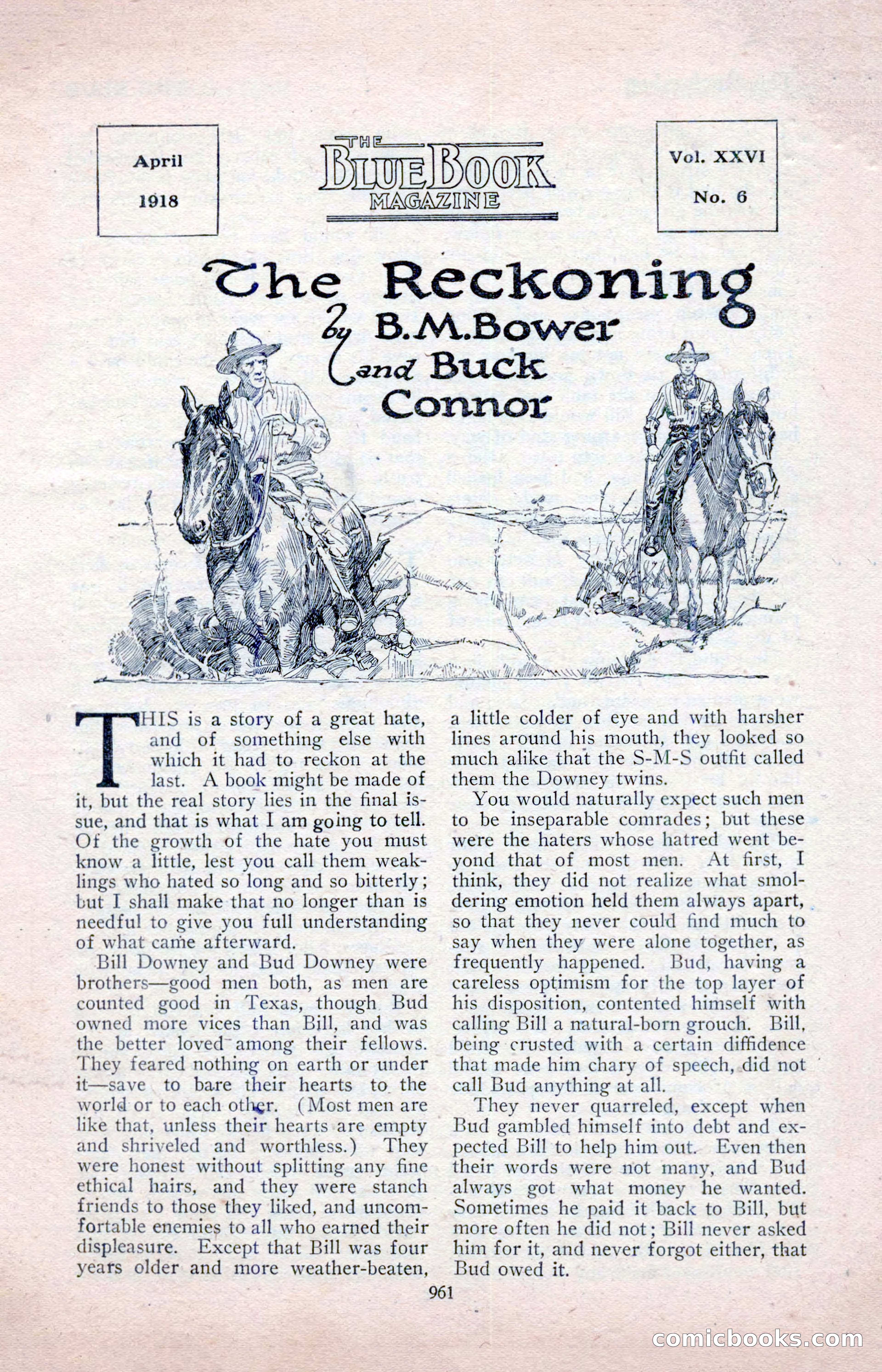 The Blue Book Magazine, April 1918 — page 7 of 212