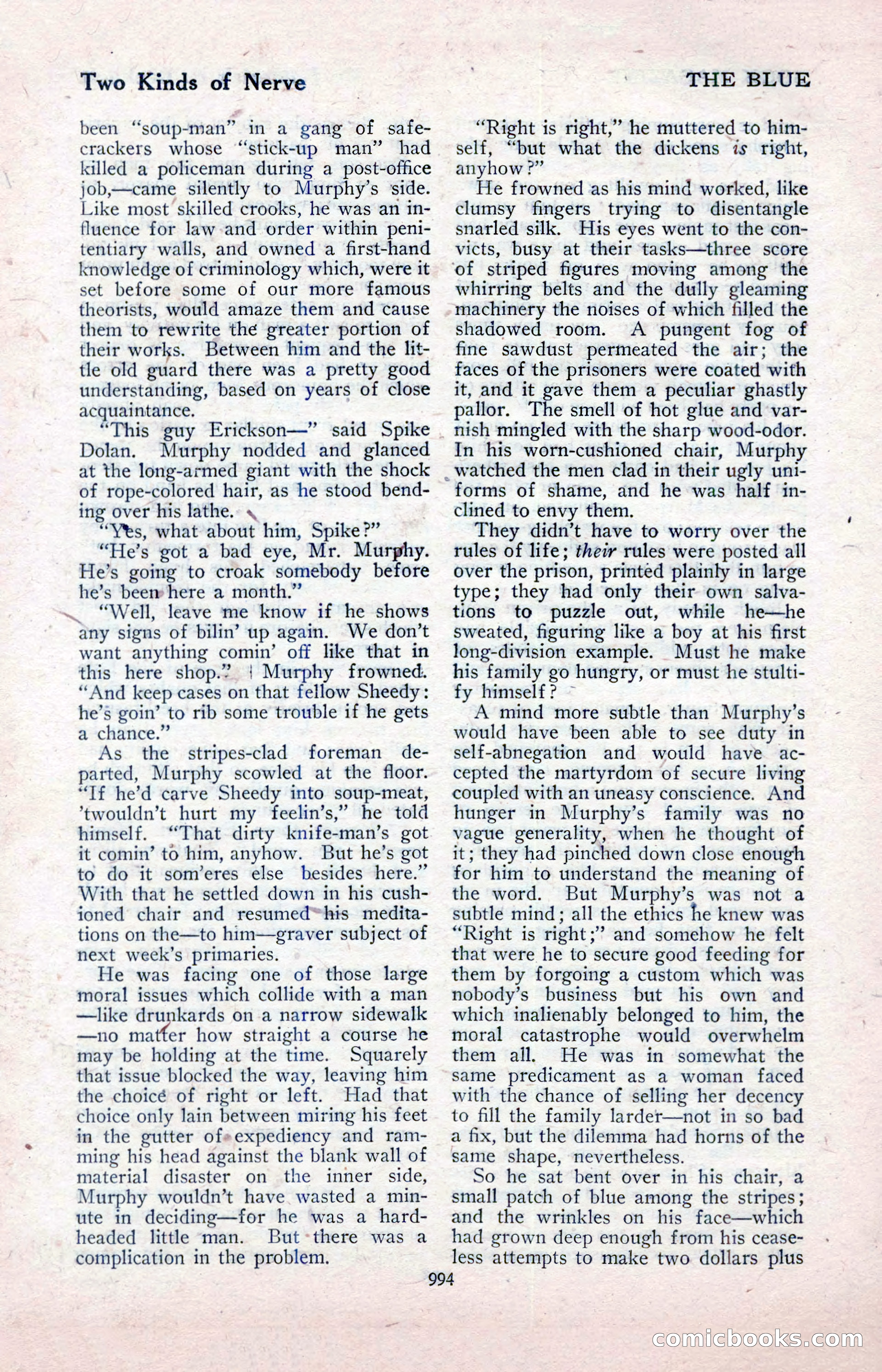 The Blue Book Magazine, April 1918 — page 40 of 212