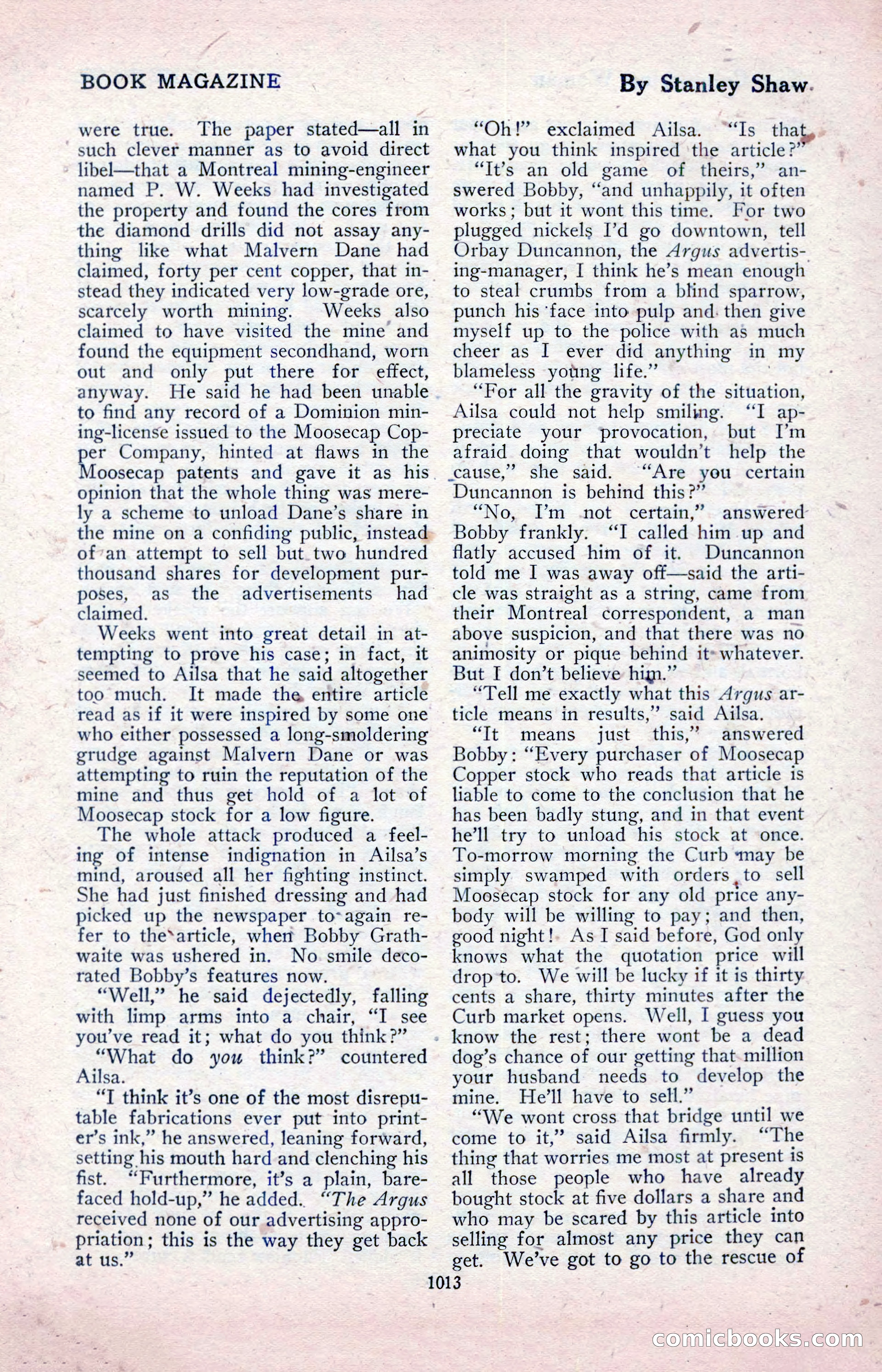 The Blue Book Magazine, April 1918 — page 59 of 212