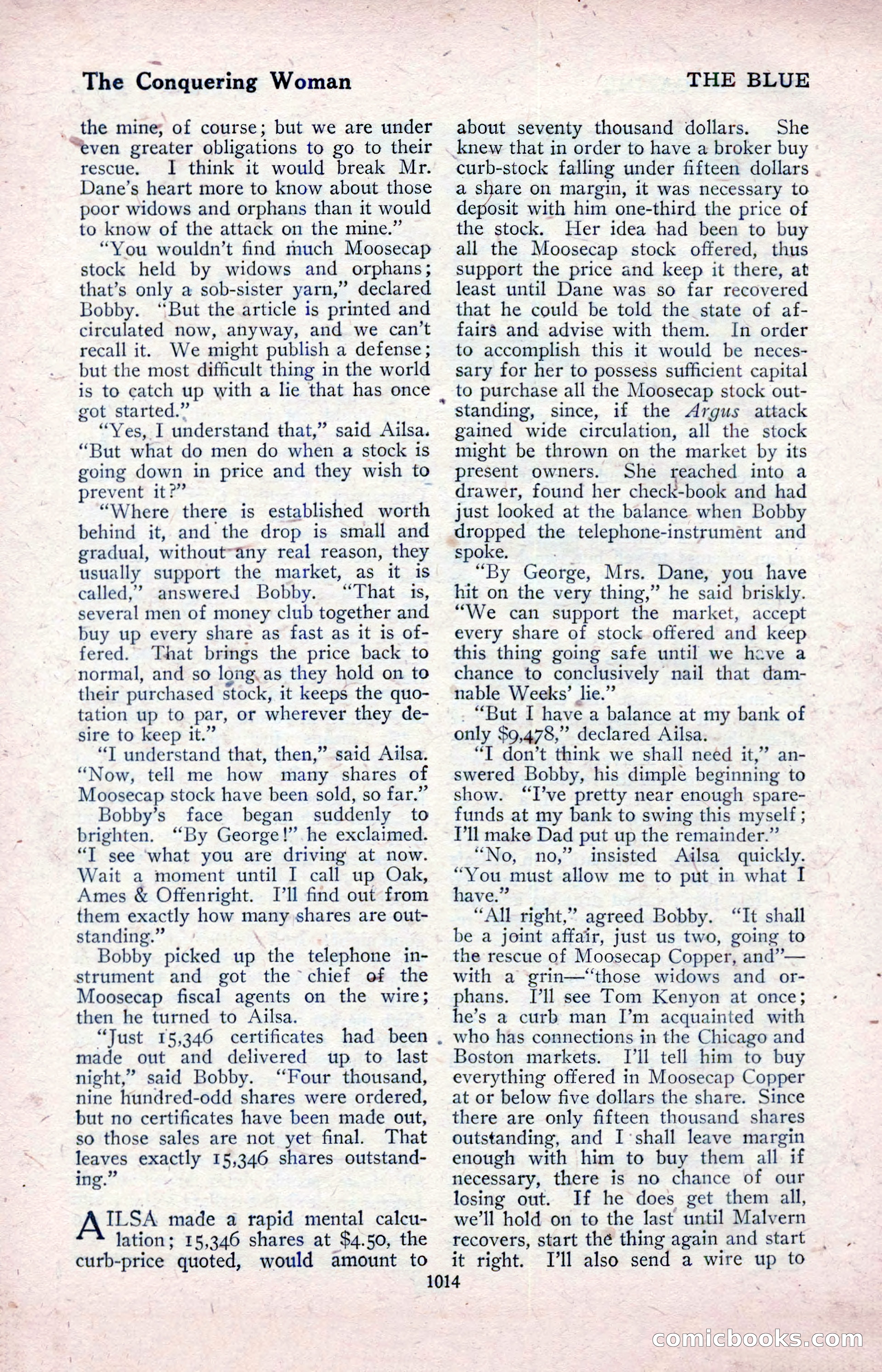 The Blue Book Magazine, April 1918 — page 60 of 212