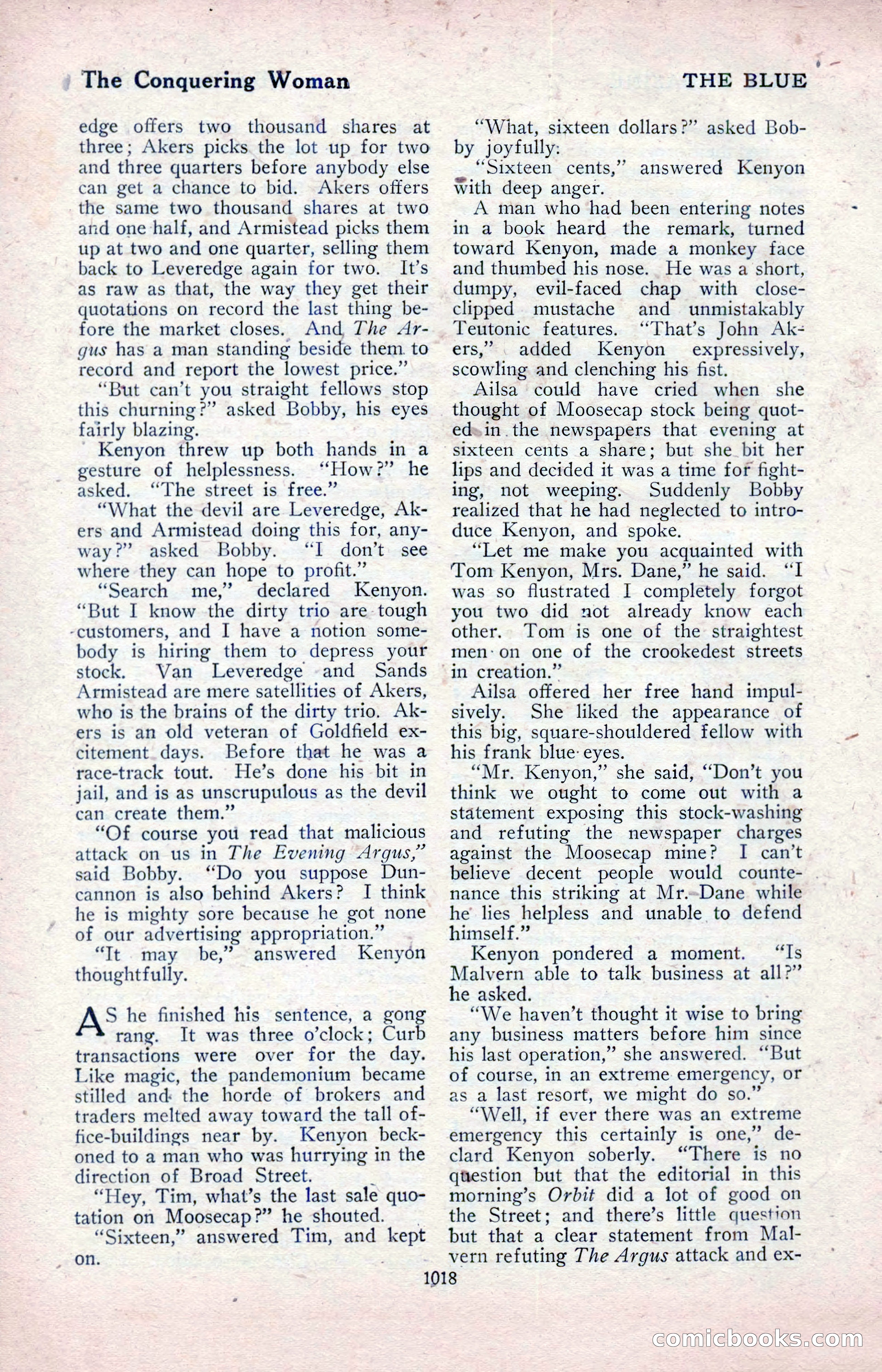 The Blue Book Magazine, April 1918 — page 64 of 212