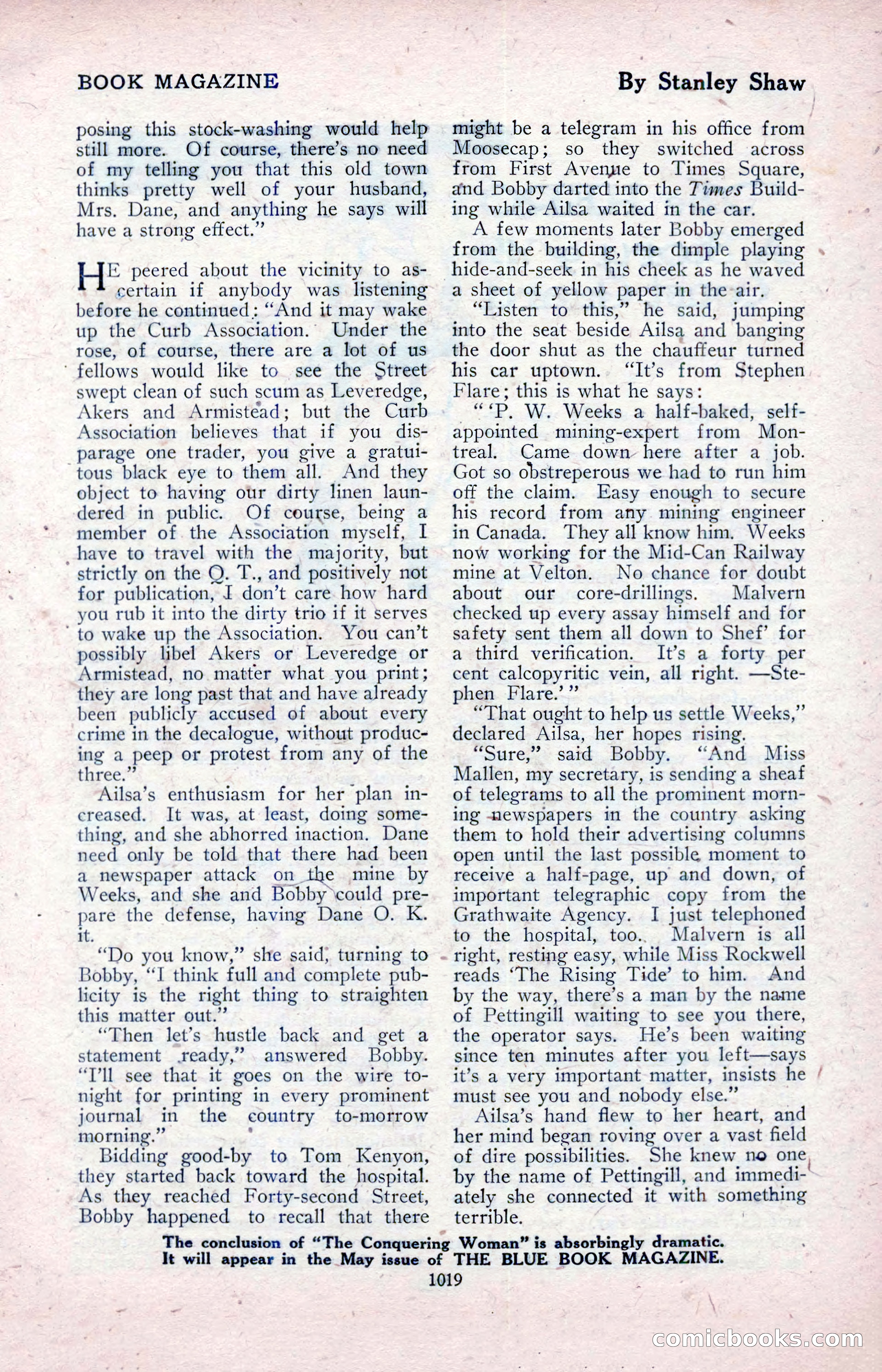 The Blue Book Magazine, April 1918 — page 65 of 212
