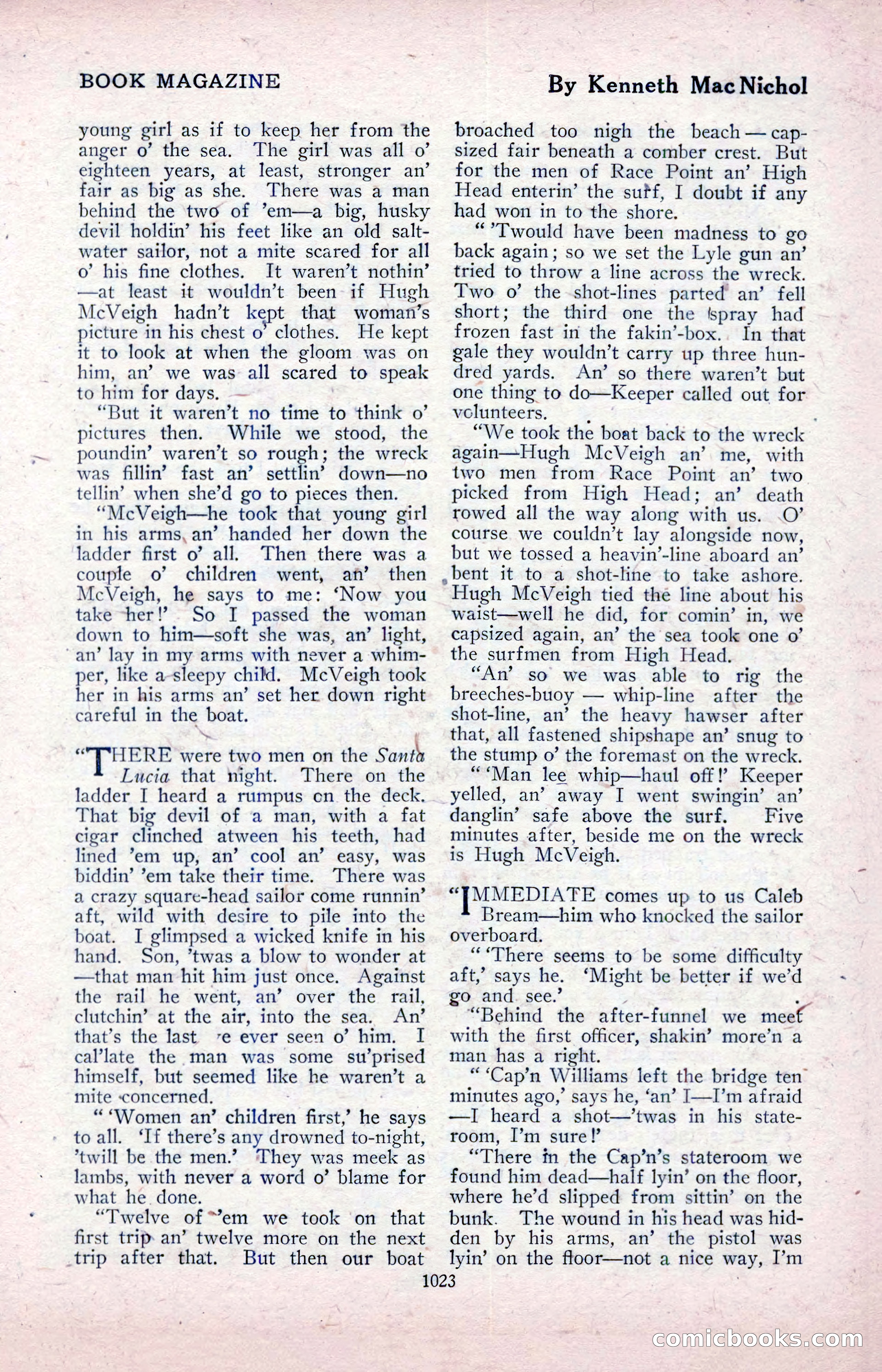 The Blue Book Magazine, April 1918 — page 69 of 212