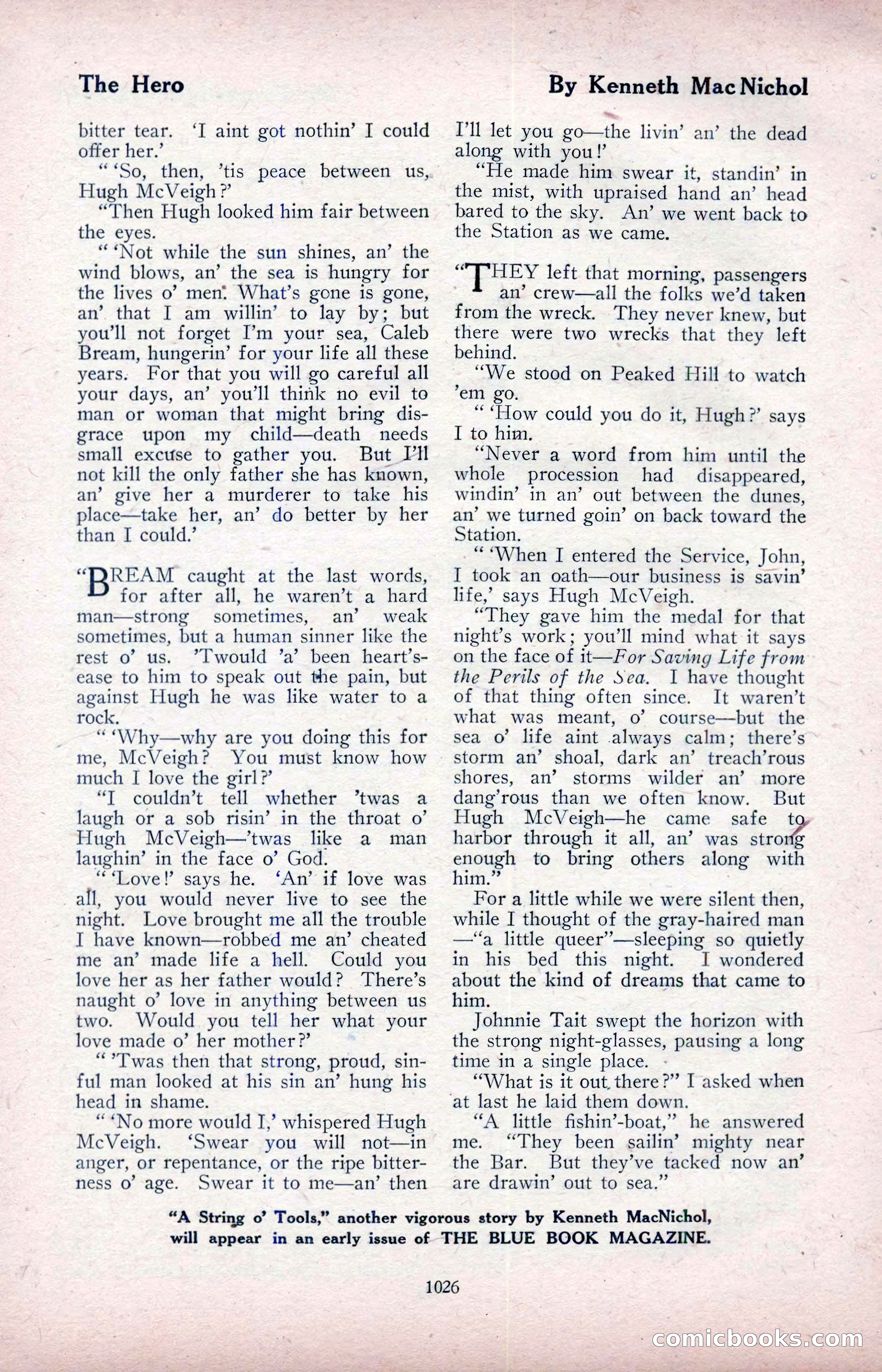 The Blue Book Magazine, April 1918 — page 72 of 212
