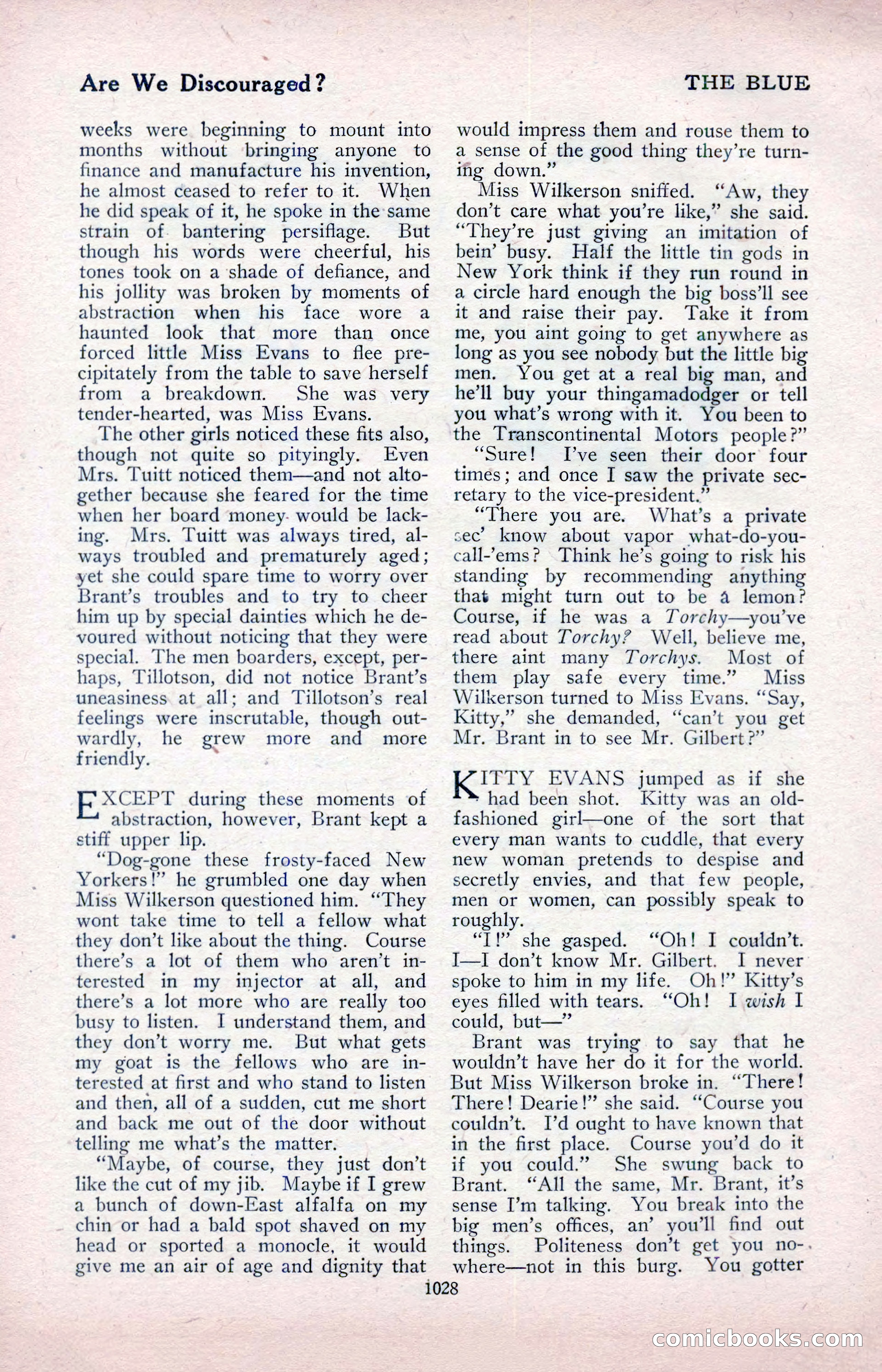 The Blue Book Magazine, April 1918 — page 74 of 212