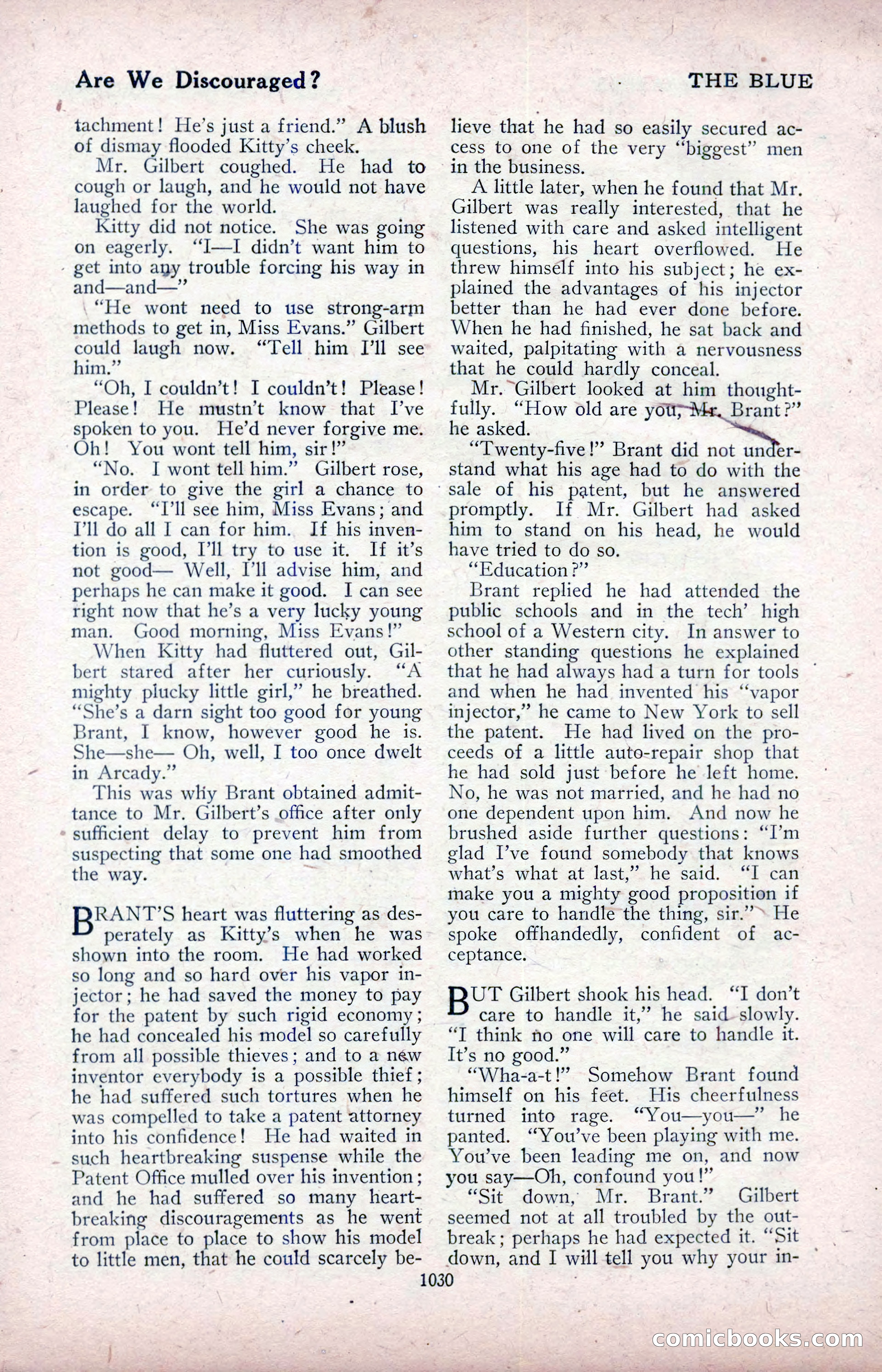 The Blue Book Magazine, April 1918 — page 76 of 212