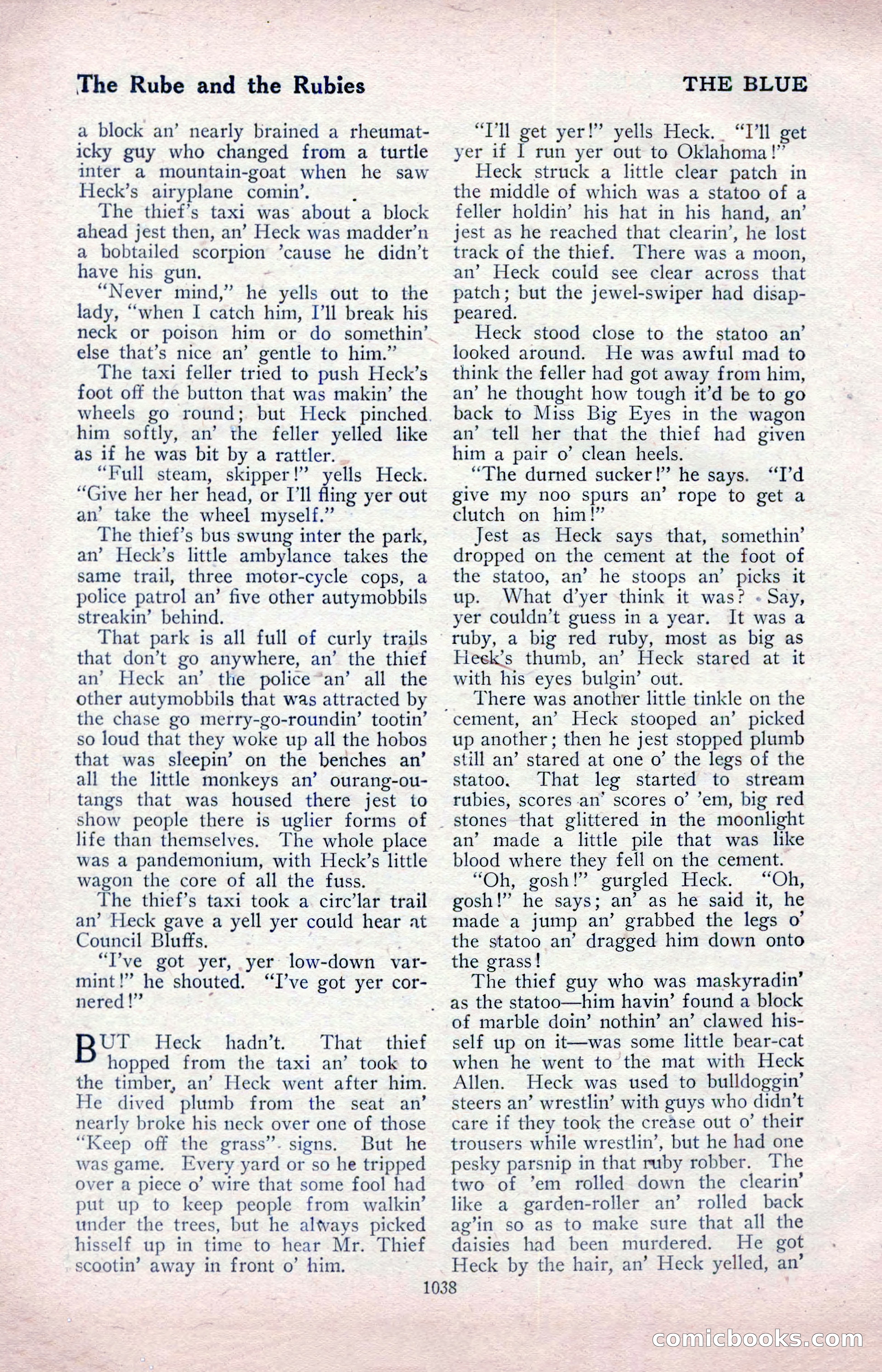 The Blue Book Magazine, April 1918 — page 84 of 212